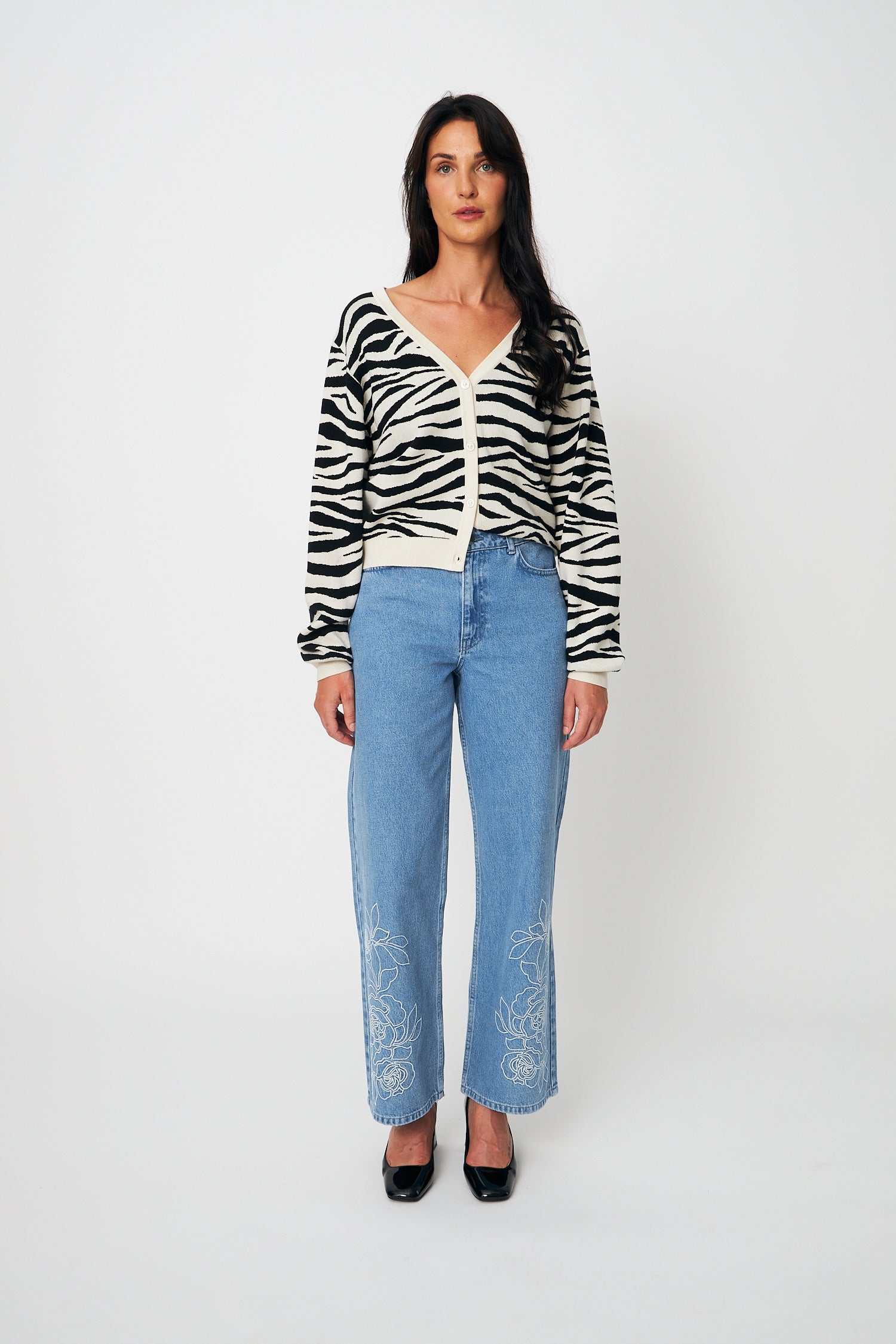 CRAS Angiecras Cardigan Knit 8087 Zebra