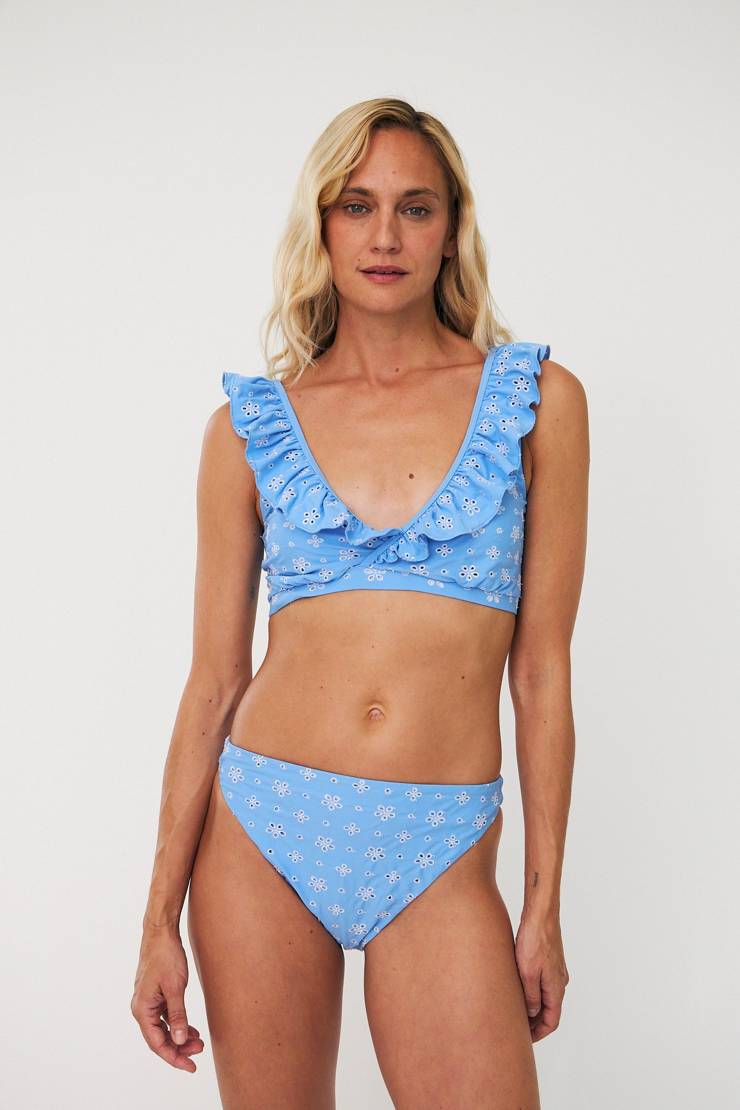 CRAS Astrid Bikini Bottom Swimwear 8159 Blue/White