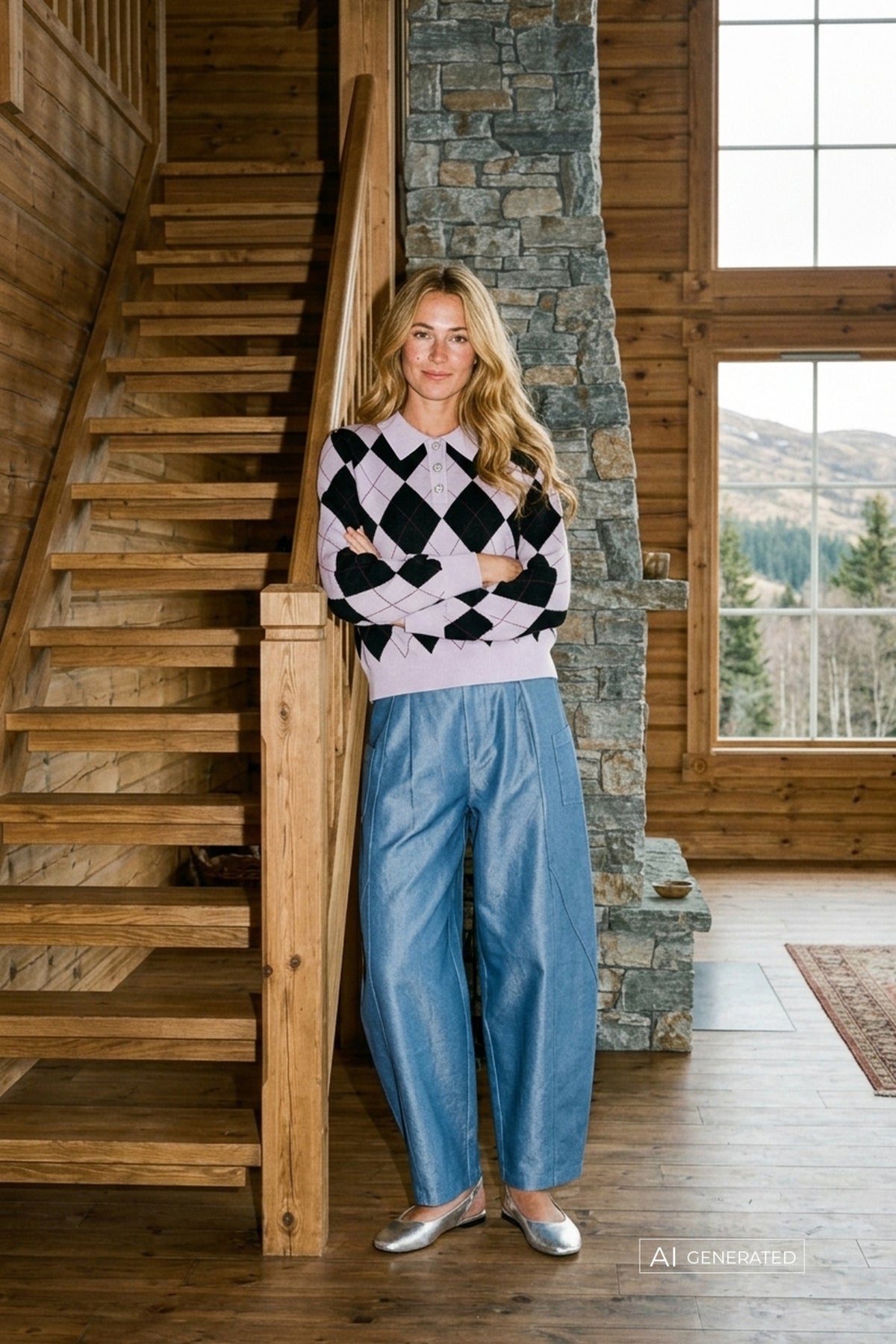 CRAS Barrelcras Pants Pants 4064 Dark Blue