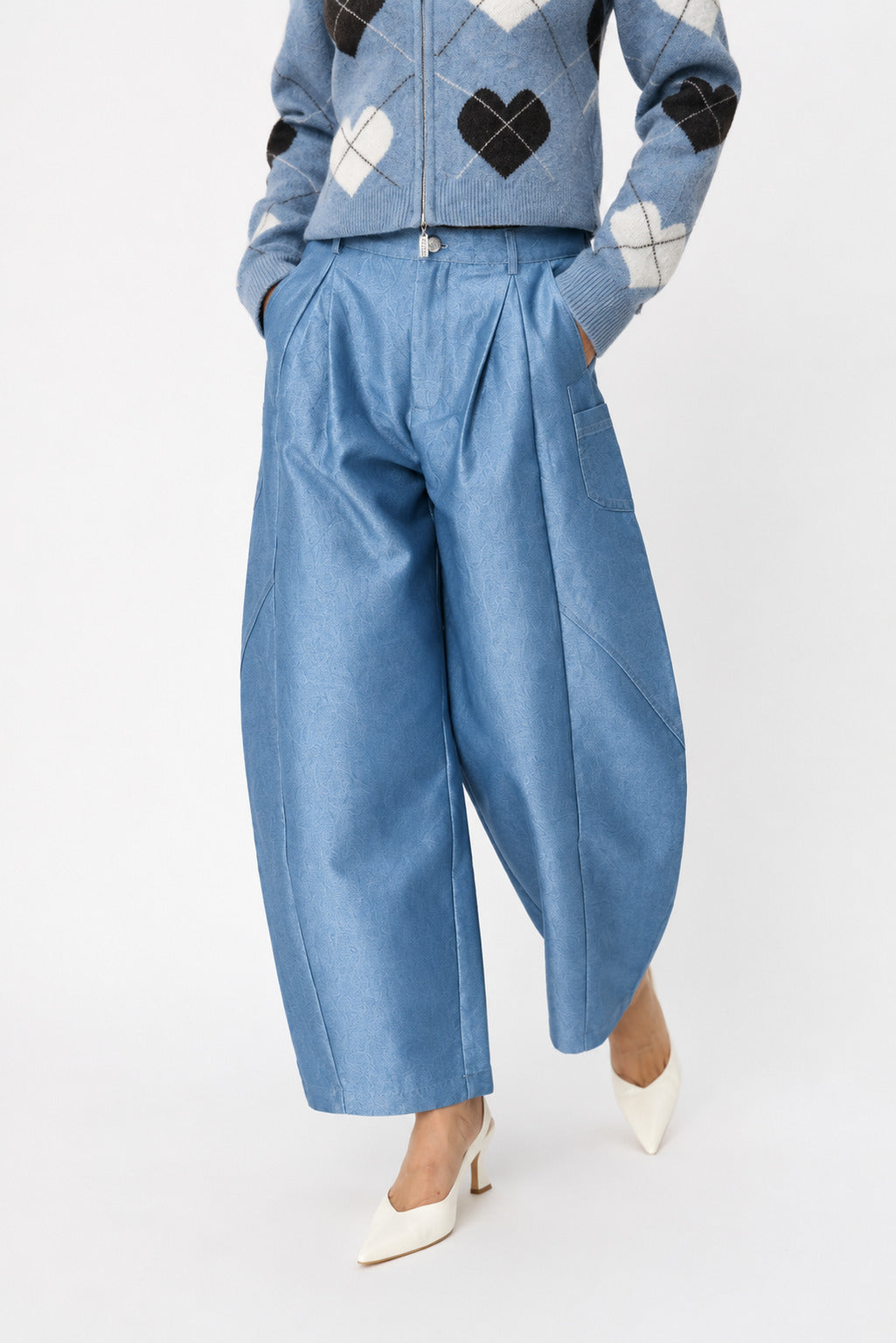 CRAS Barrelcras Pants Pants 4064 Dark Blue