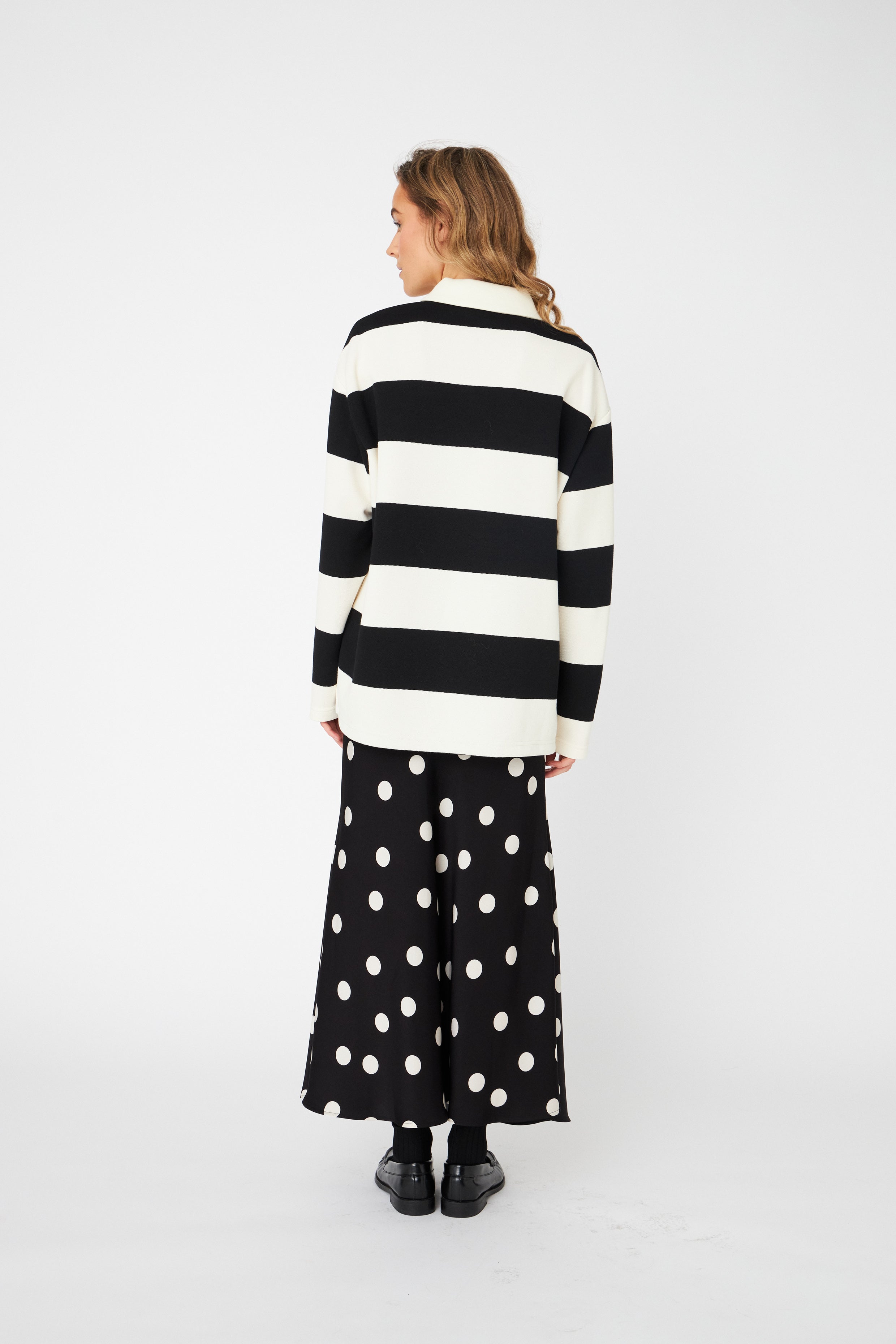 CRAS Bisoucras Blouse Blouse 8122 Black White Stripe