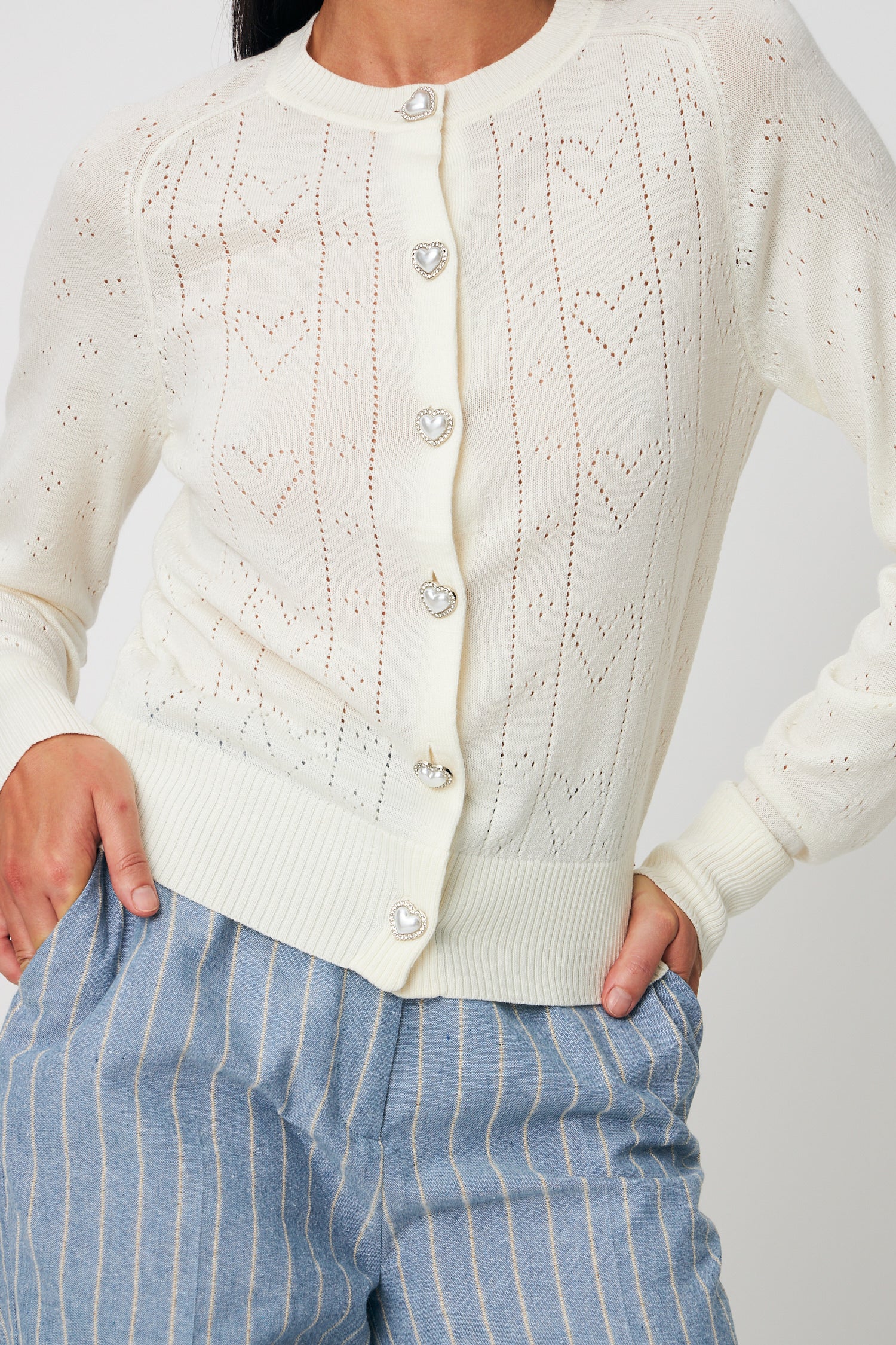 CRAS Blaircras Cardigan Knit 1009 Ivory