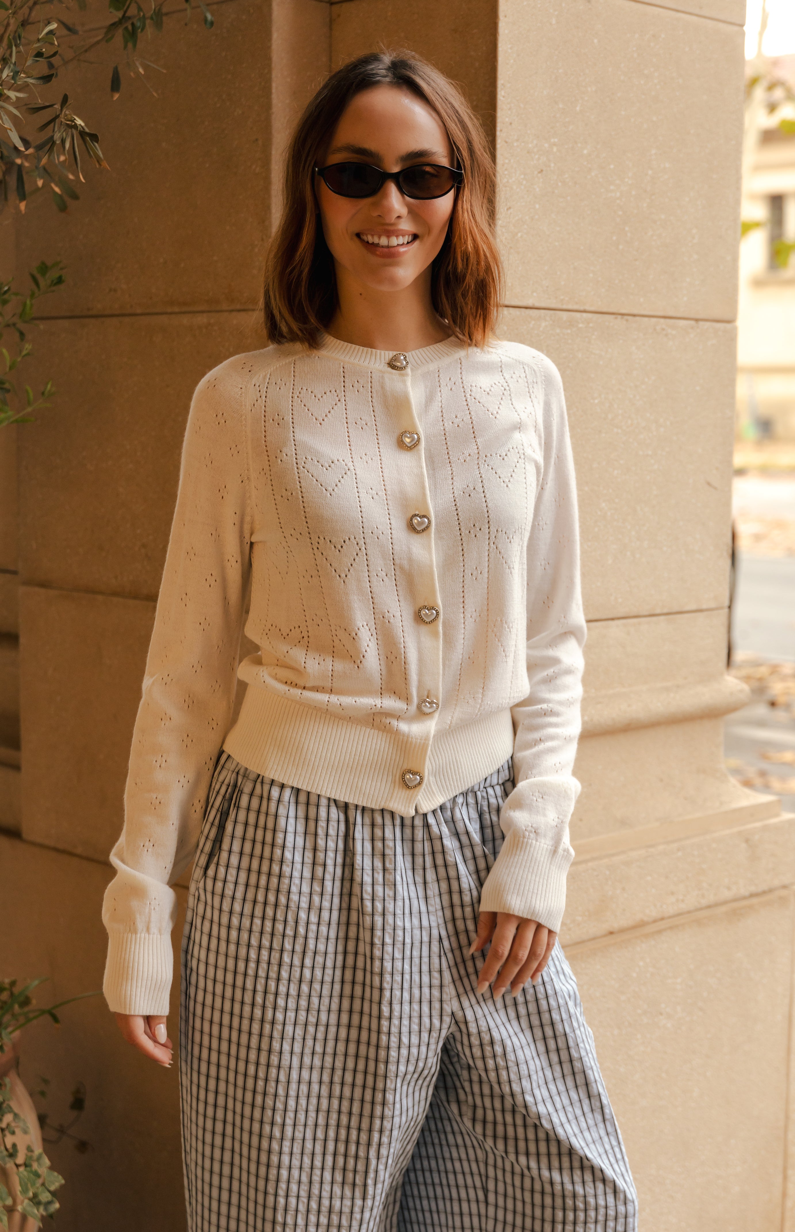 CRAS Blaircras Cardigan Knit 1009 Ivory