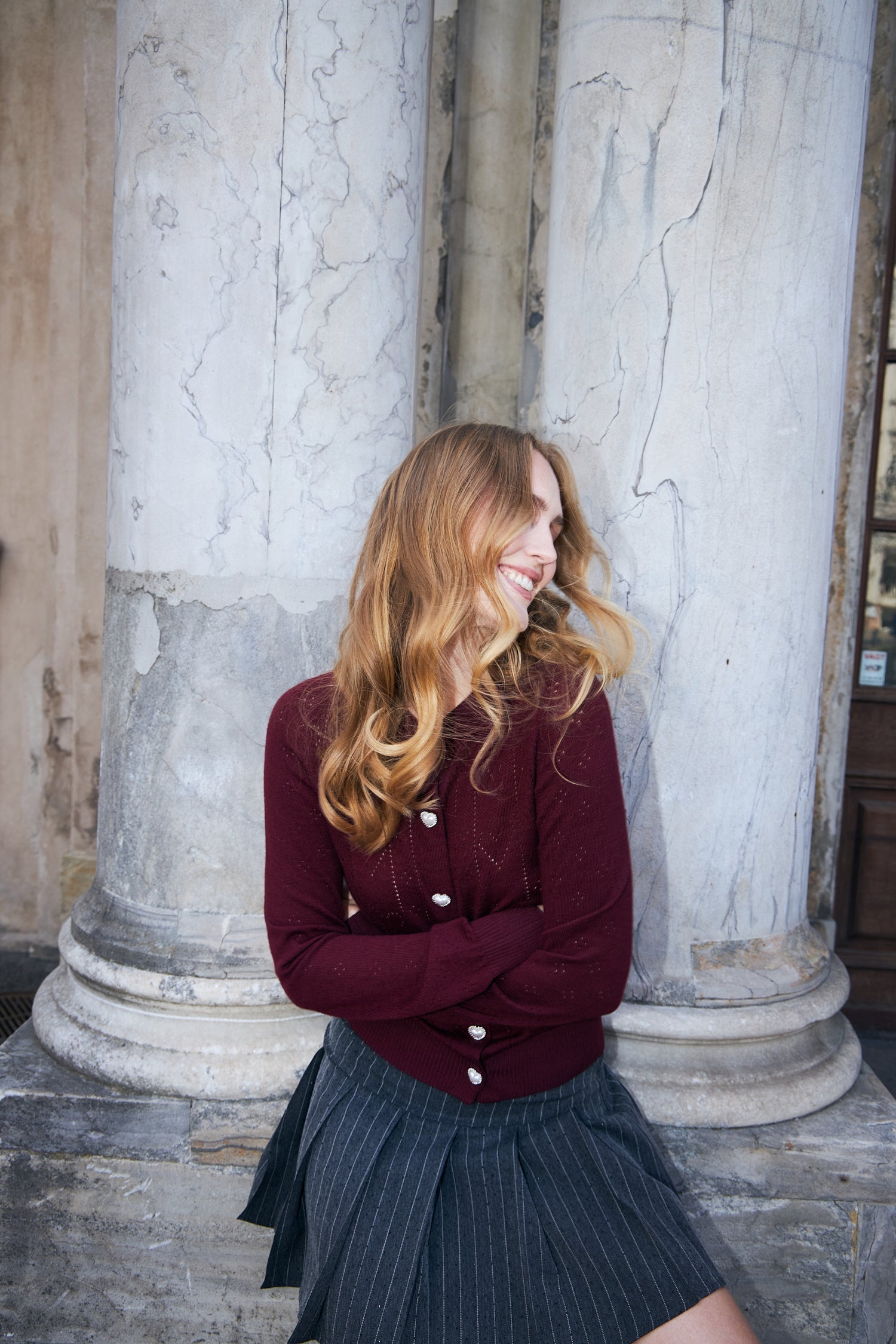 CRAS Blaircras Cardigan Knit 4044 Cabernet