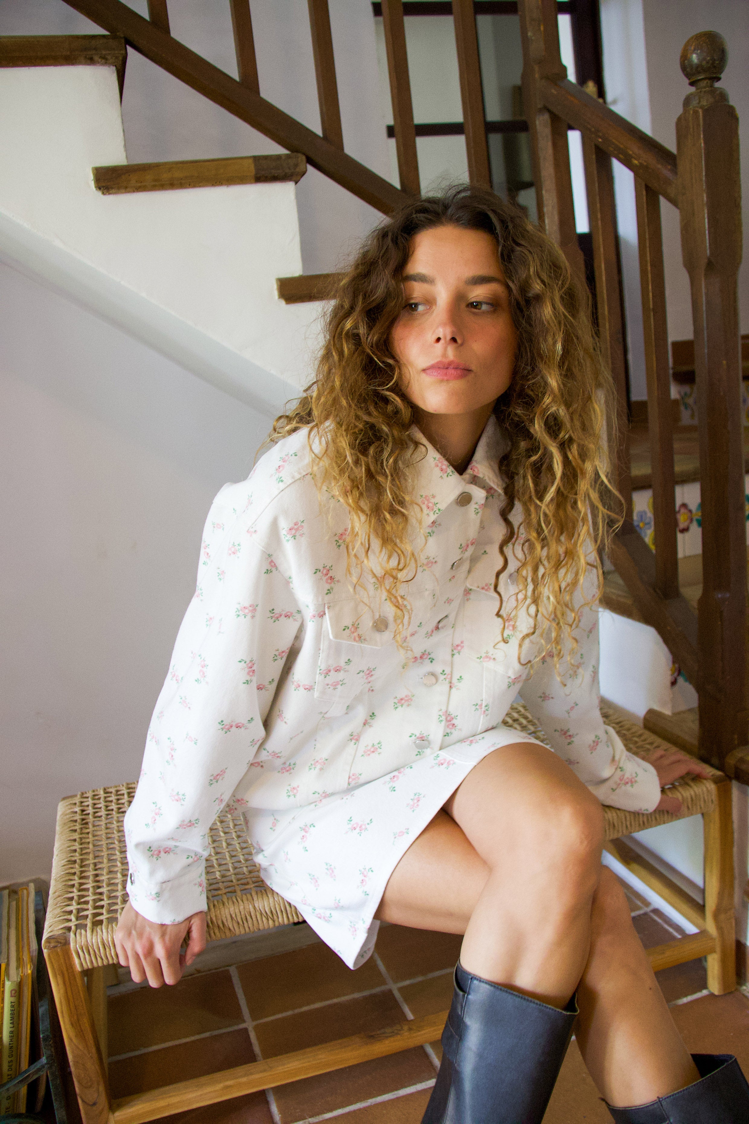 CRAS Cerseicras Jacket Jacket 8100 White Flower