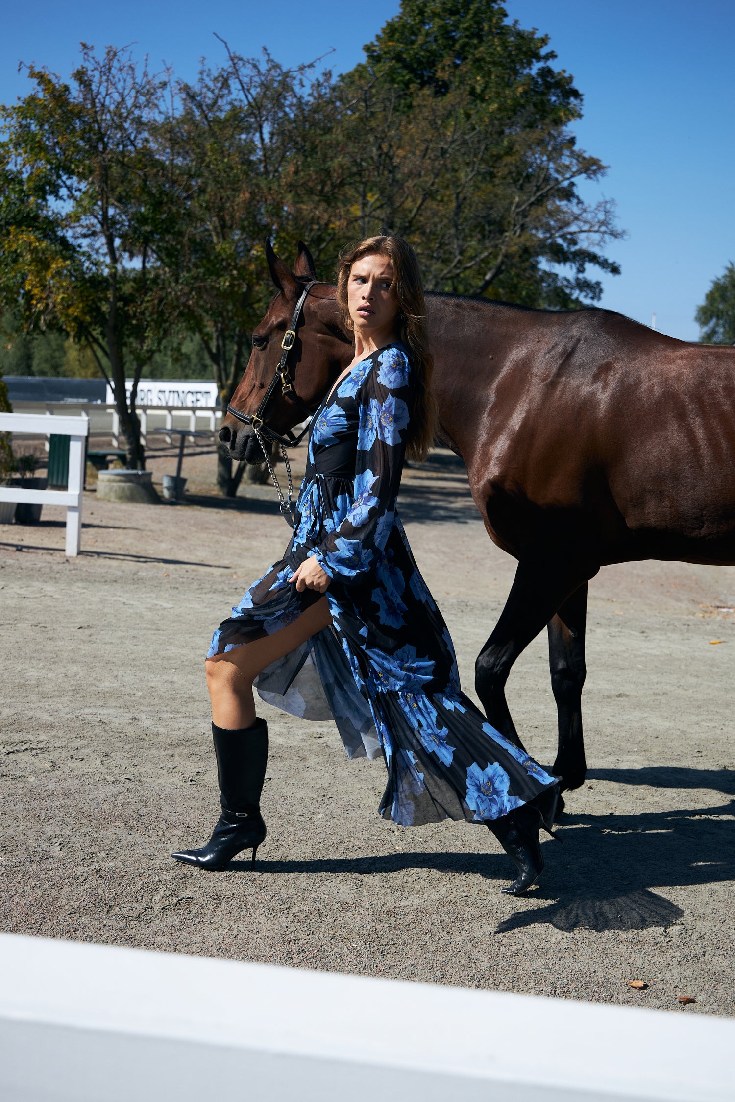 CRAS Debbiecras Dress Dress 8124 Blue Poppy