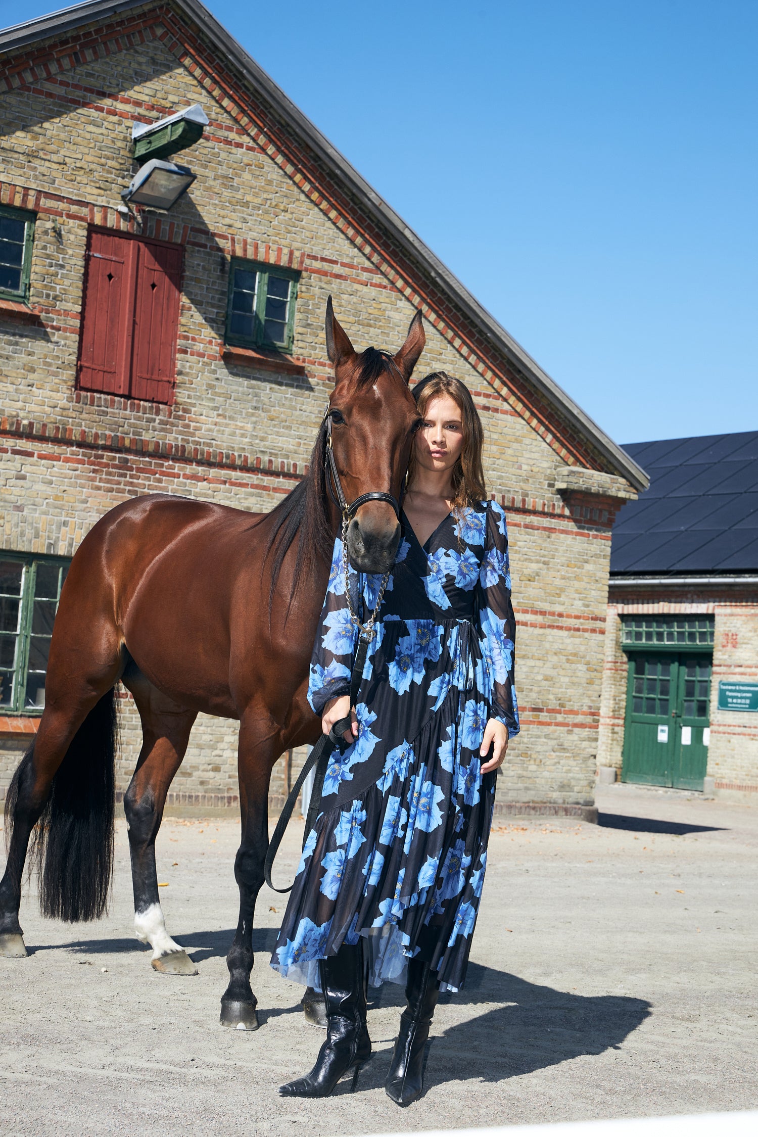 CRAS Debbiecras Dress Dress 8124 Blue Poppy