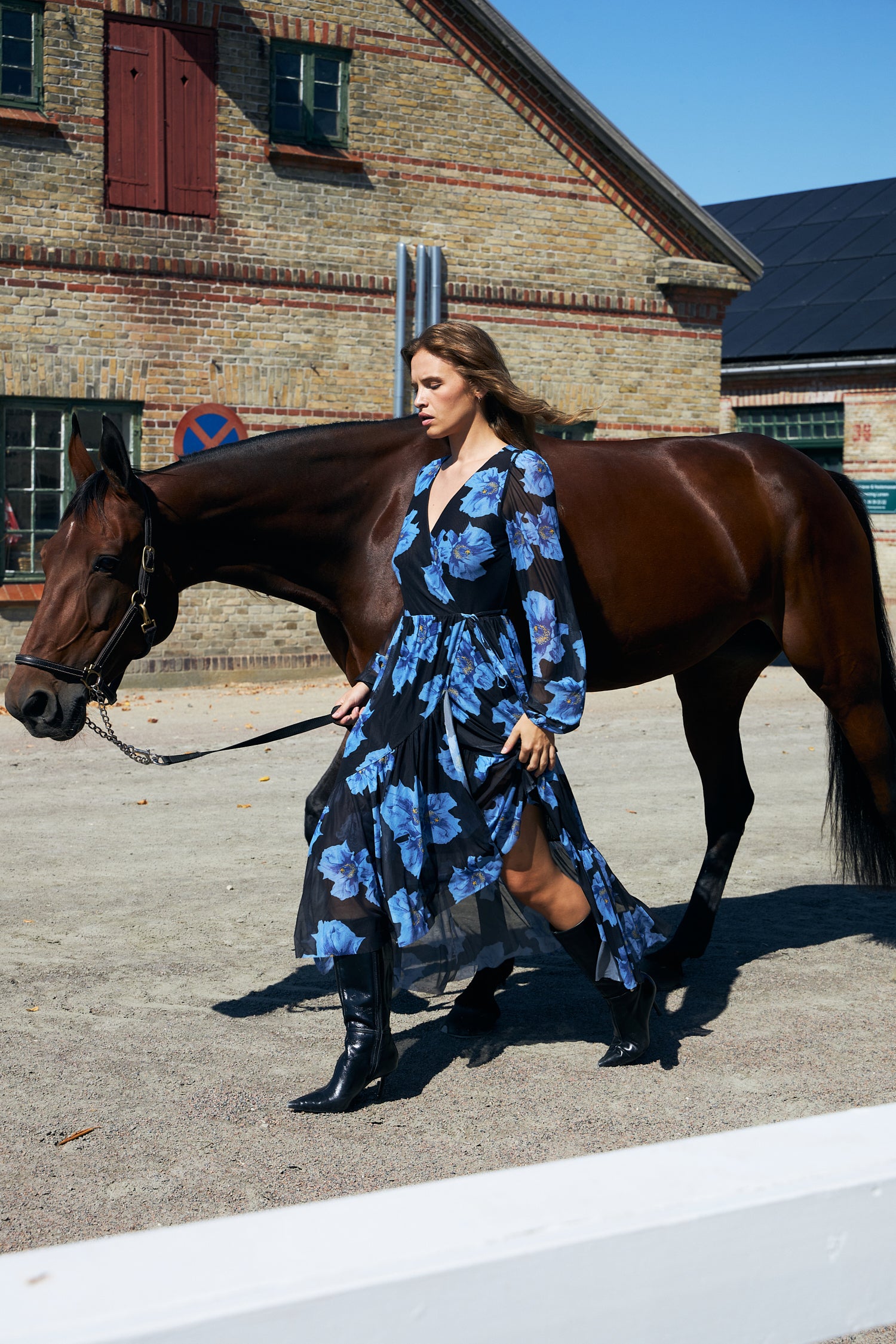 CRAS Debbiecras Dress Dress 8124 Blue Poppy