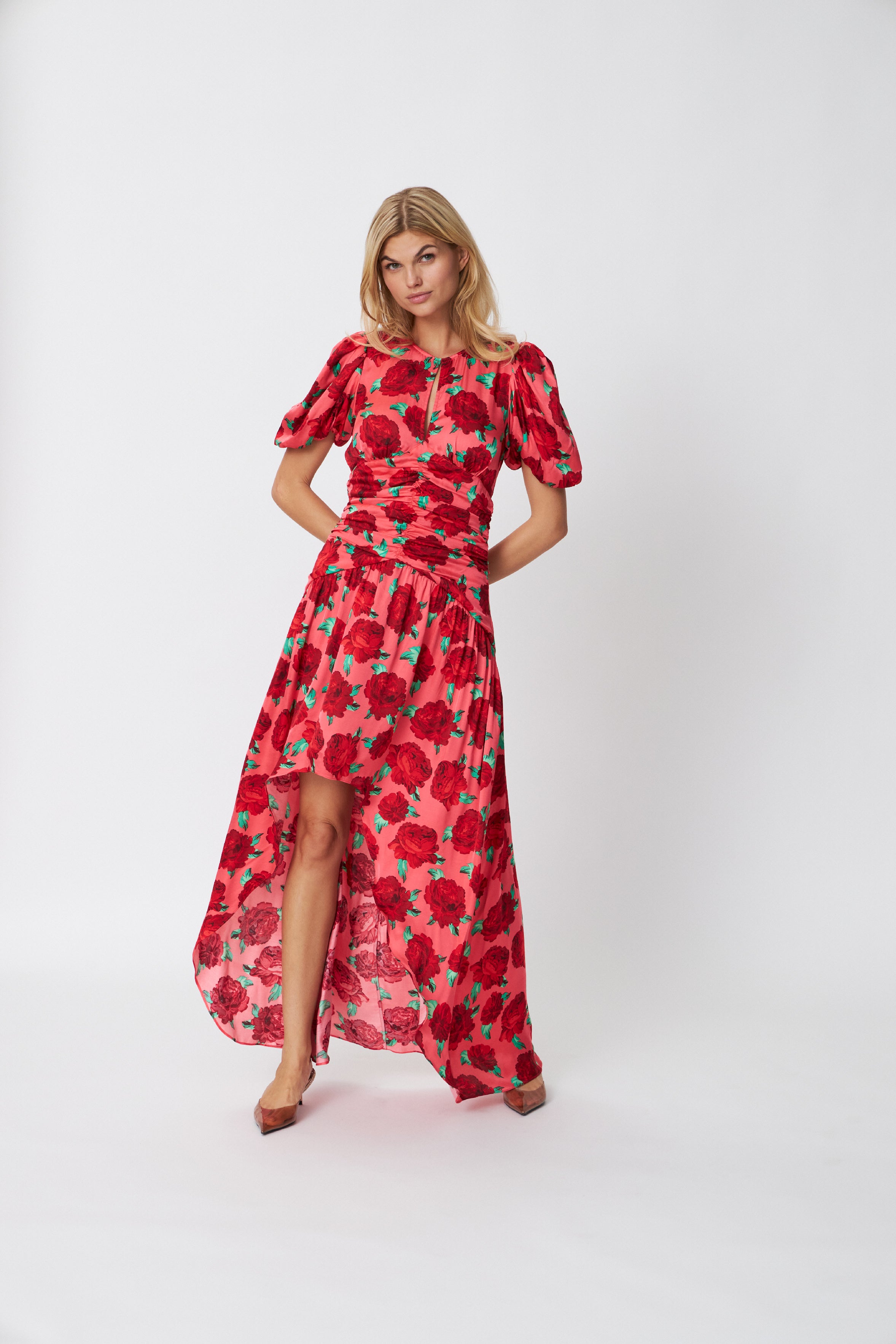 CRAS Elaine Dress Dress 8019 Coral Roses