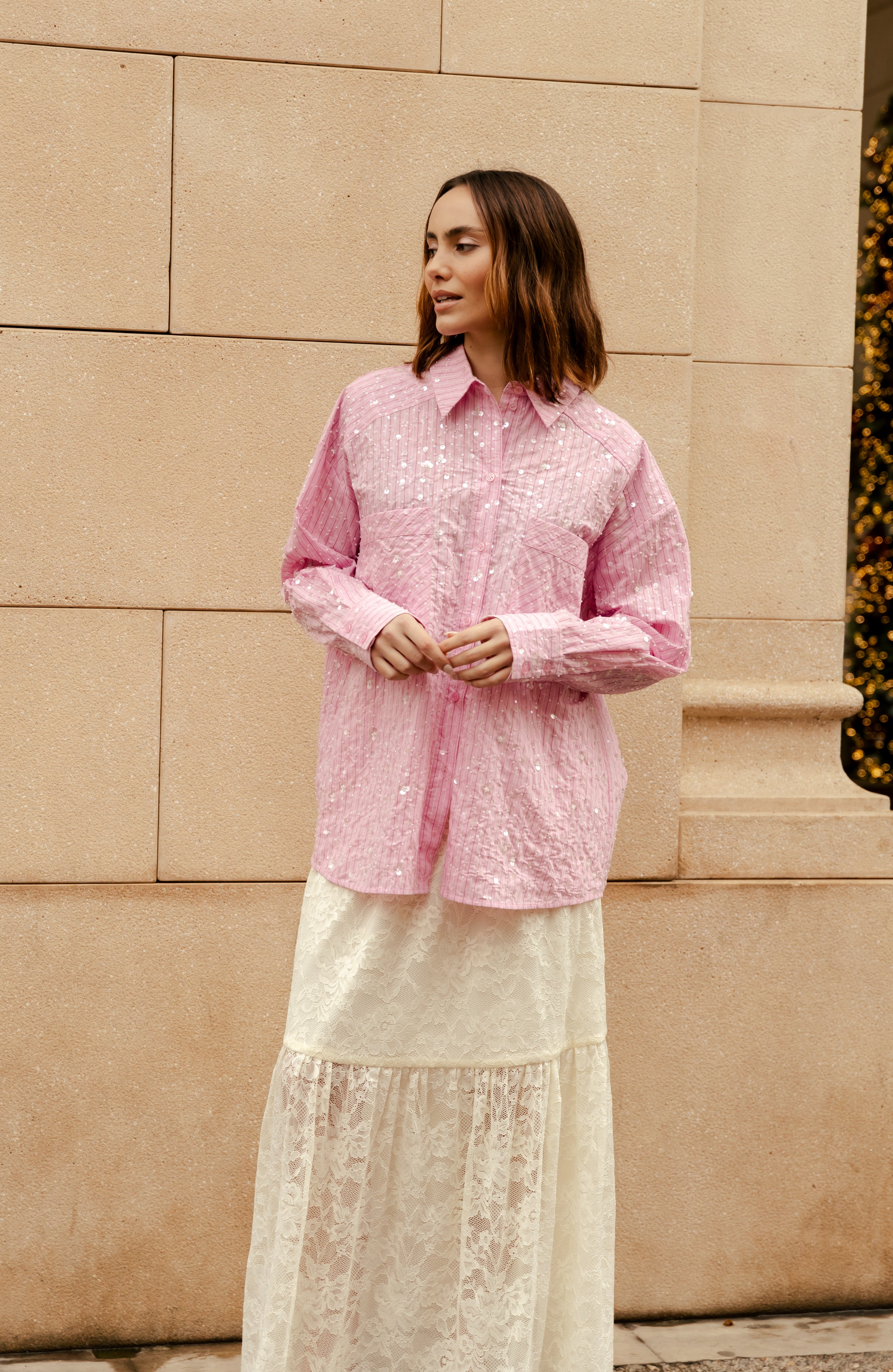 CRAS Elliecras Shirt Shirt 8070 Pink Multi Stripe