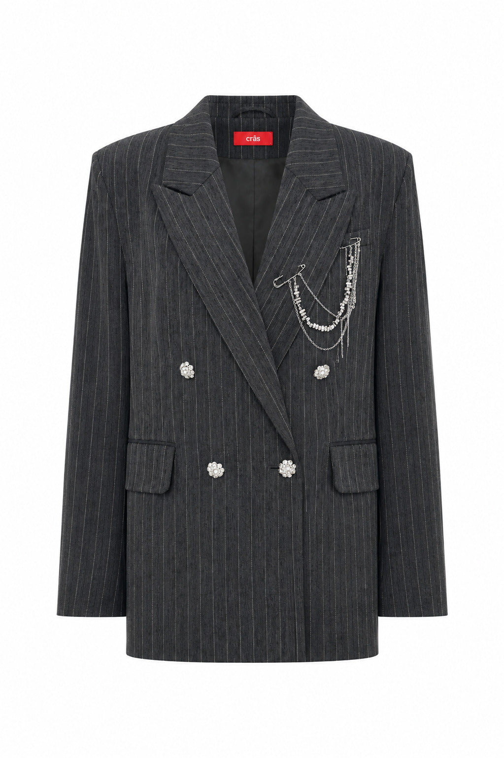 CRAS Esthercras Blazer Blazer 9011 Grey Stripe