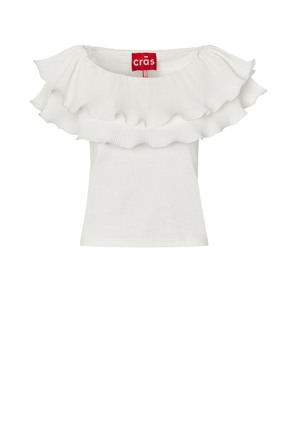 CRAS Flouncecras Top Top 1007 Off White