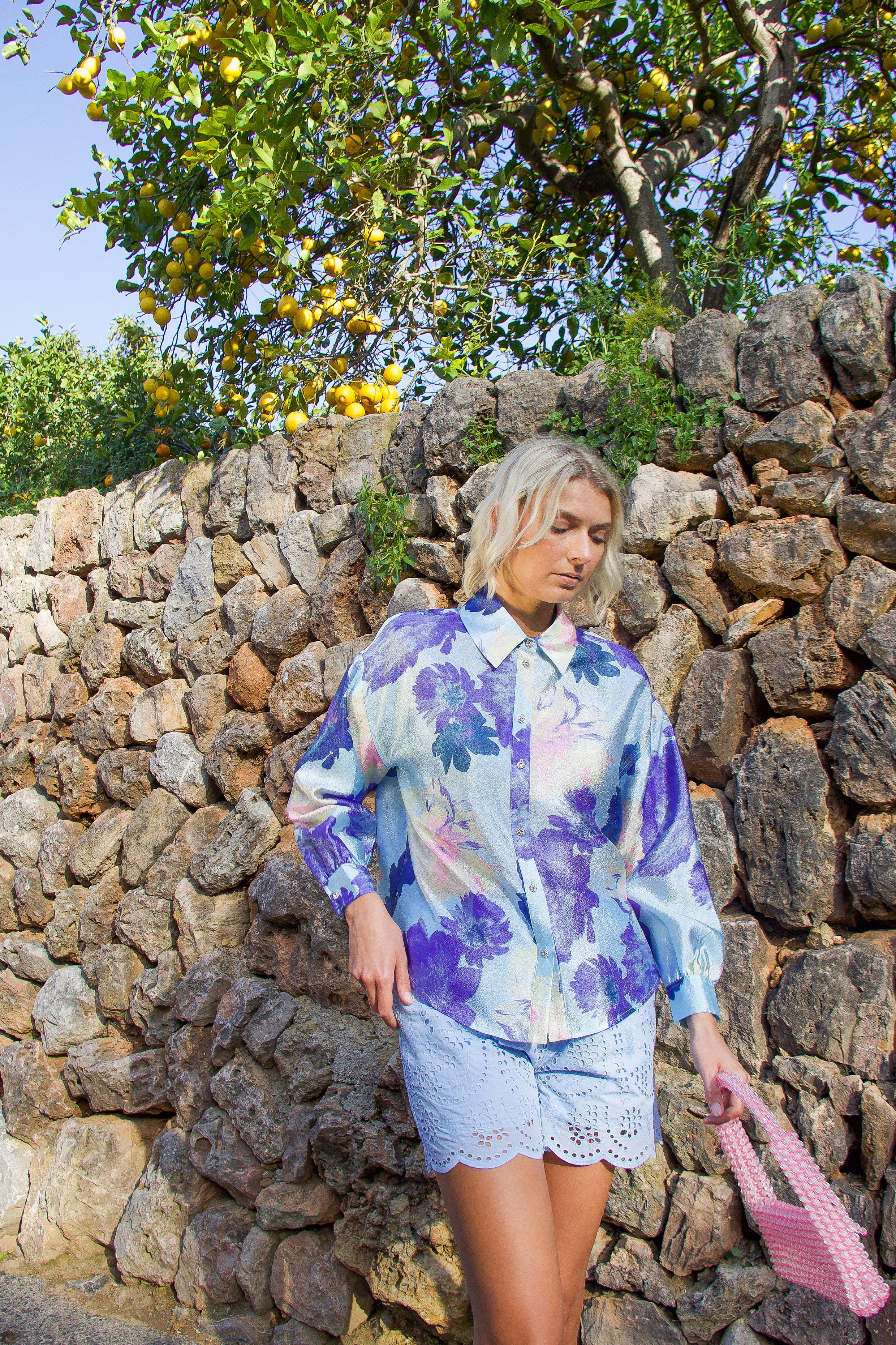 CRAS Gina Shirt Shirt 8096 Pale Peony Blue