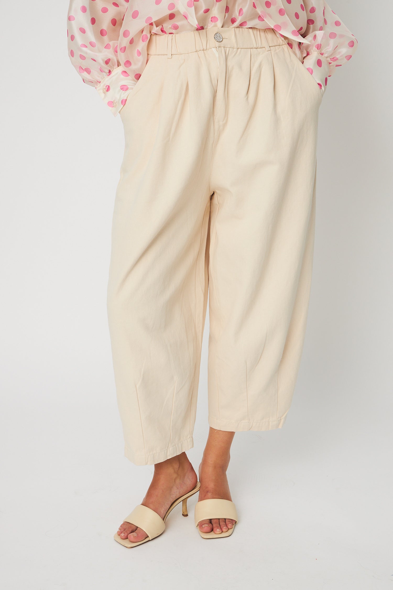 CRAS Hiddencras Pants Pants 1001 Cream