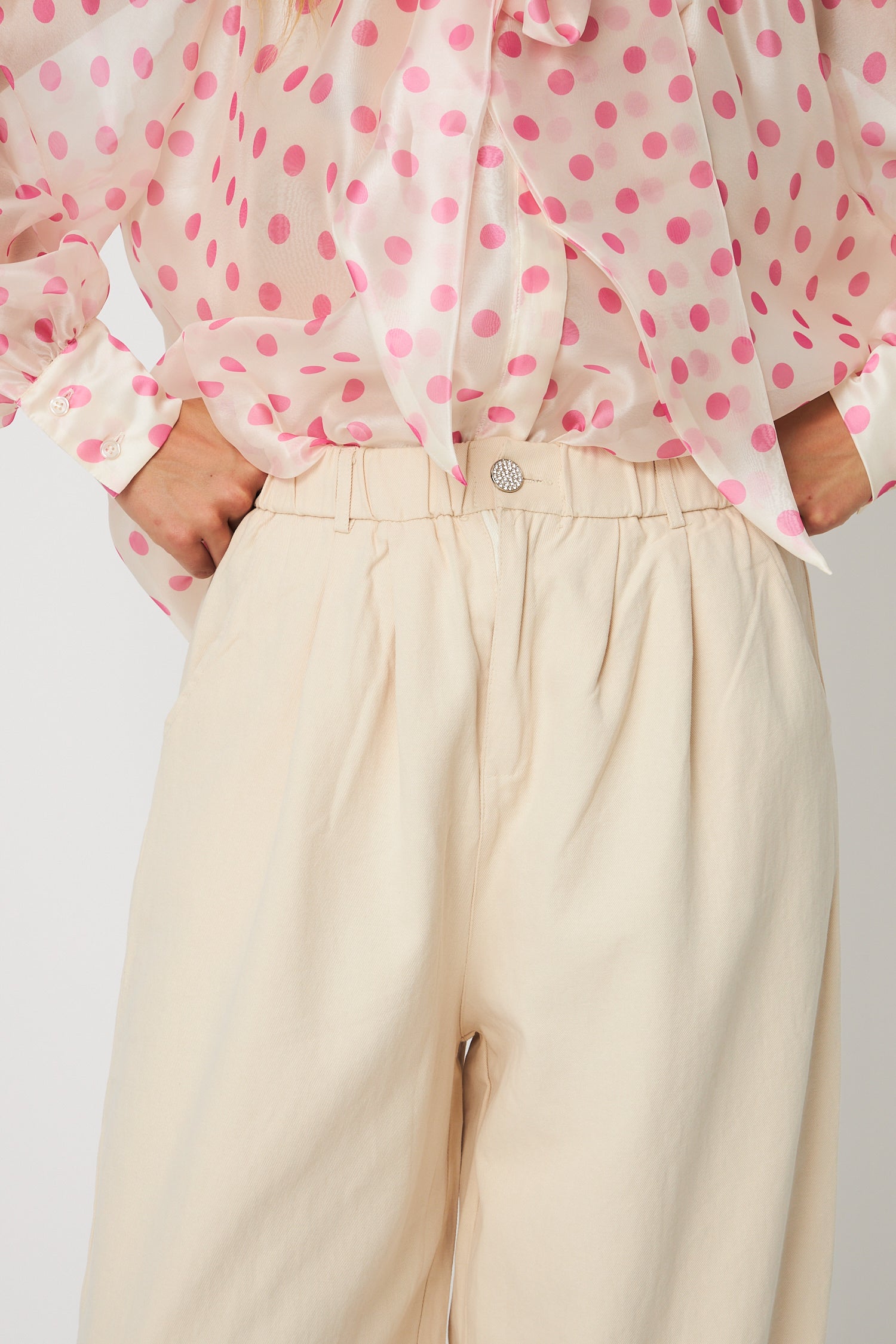 CRAS Hiddencras Pants Pants 1001 Cream