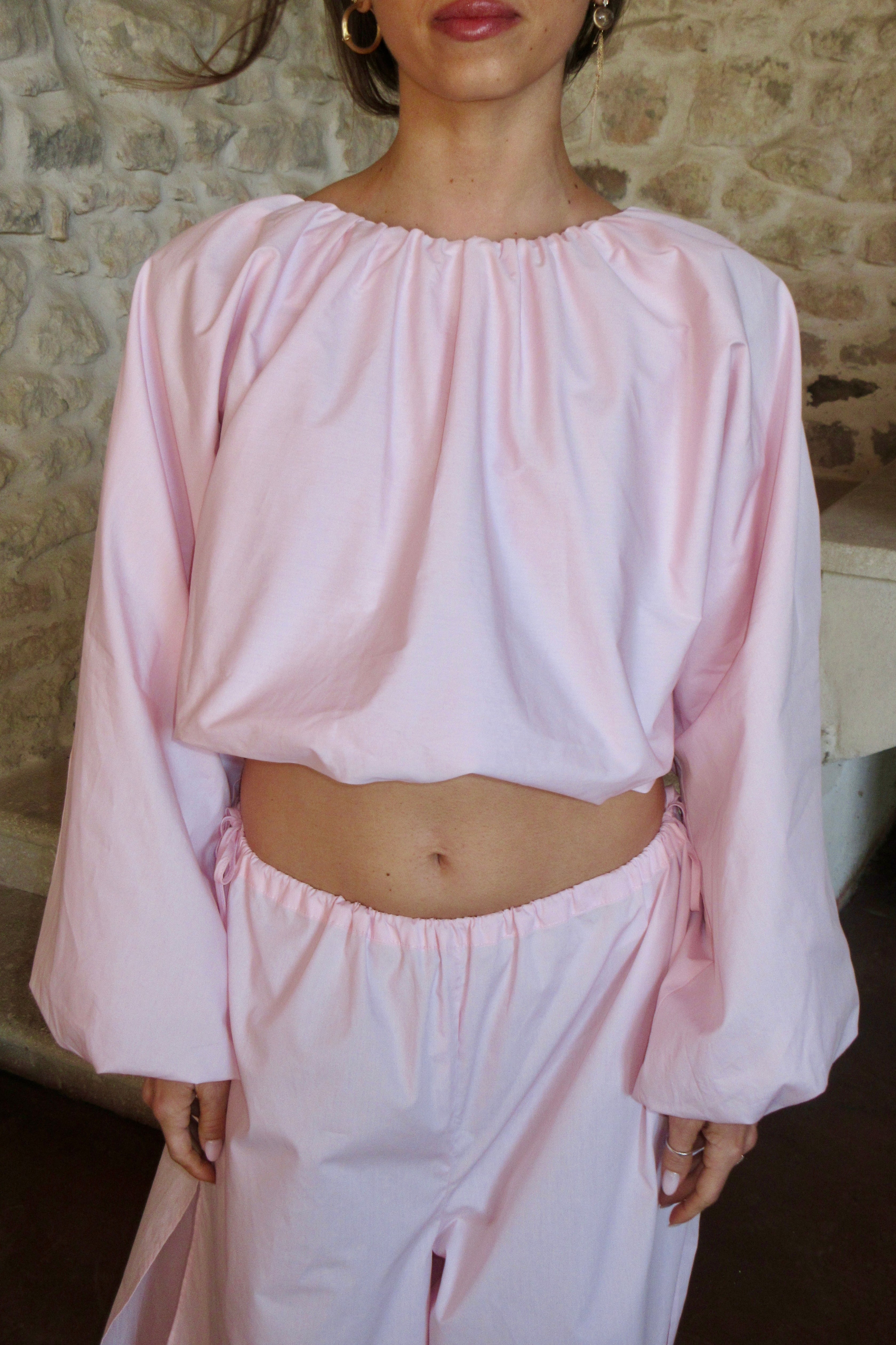 Cras Exclusive Holliecras Blouse Blouse 4056 Pale Pink