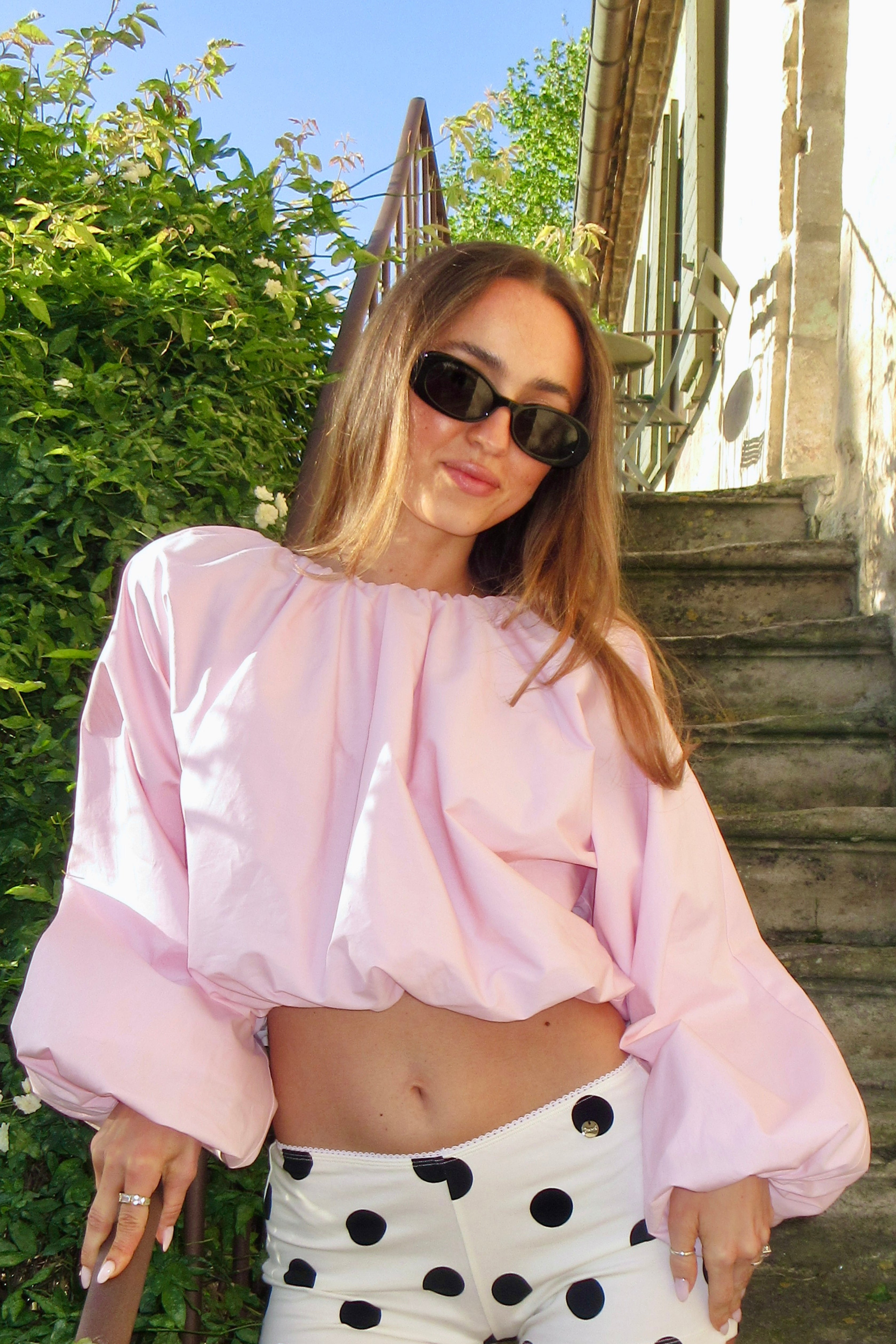 Cras Exclusive Holliecras Blouse Blouse 4056 Pale Pink