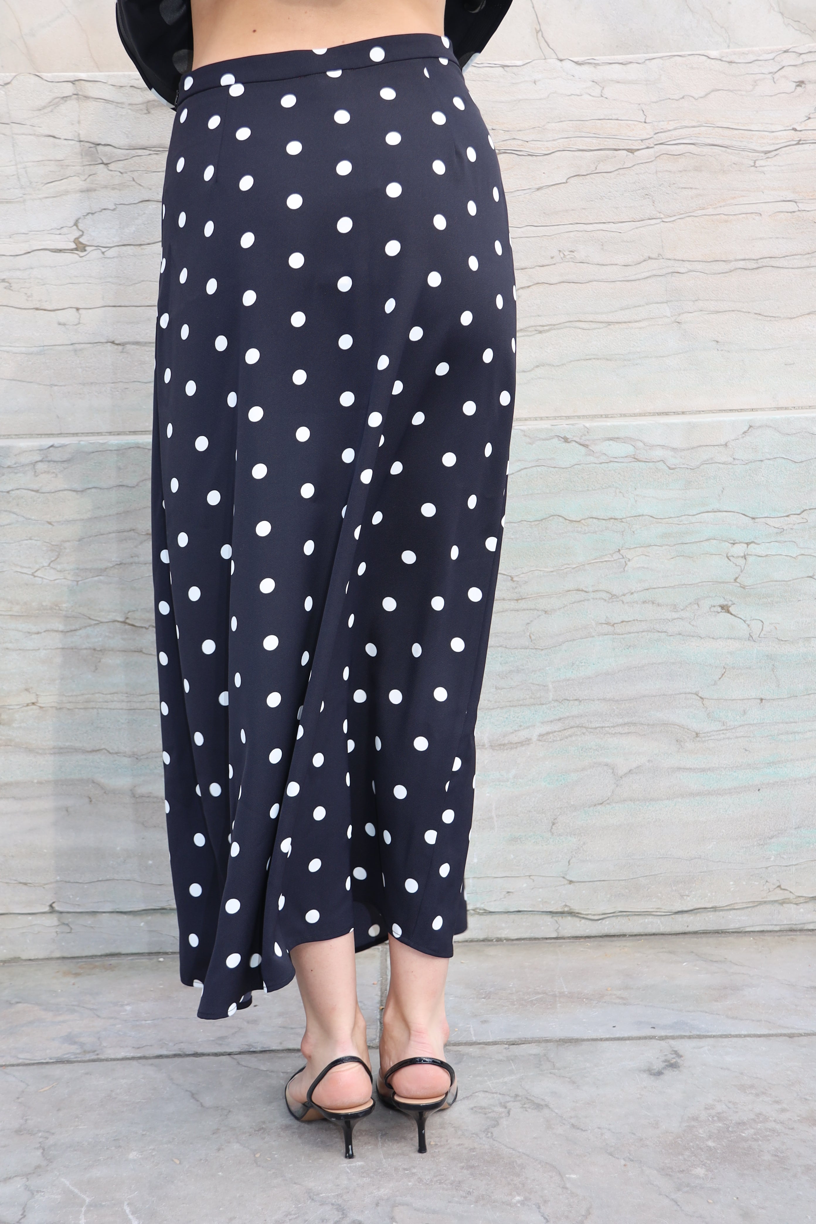 CRAS Josellecras Skirt Skirt 8144 Black Polka