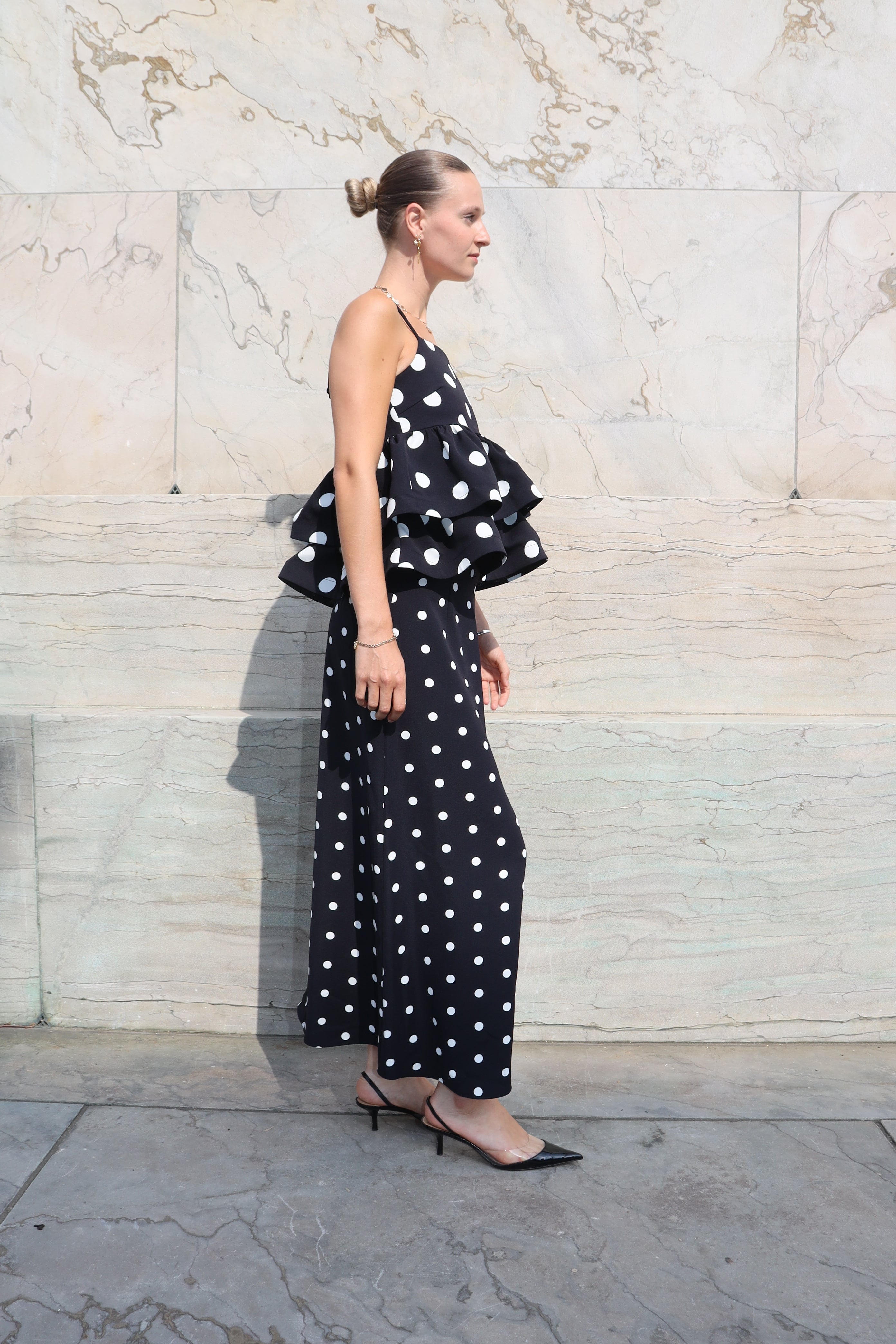 CRAS Josellecras Skirt Skirt 8144 Black Polka