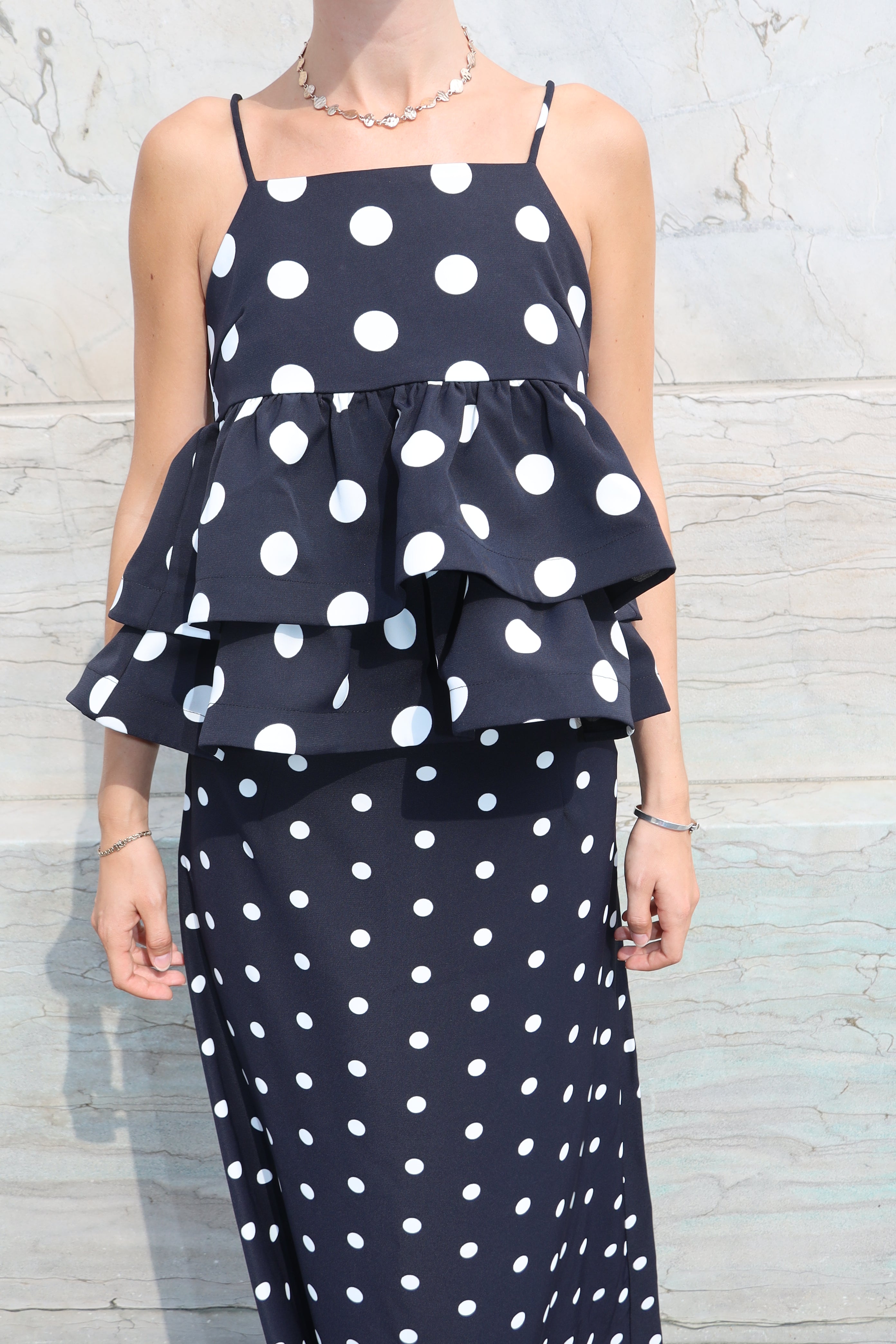 CRAS Josellecras Top Top 8140 Black Polka Grande