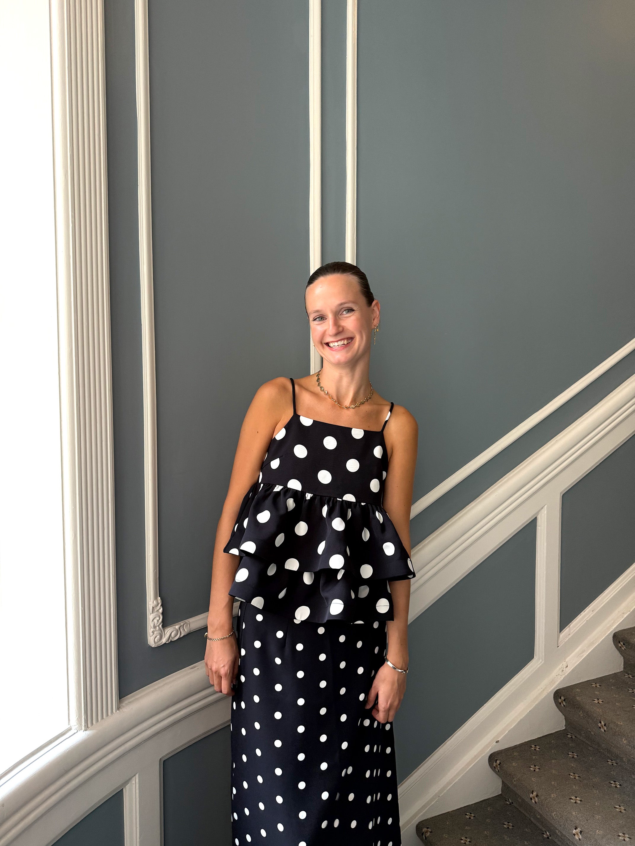 CRAS Josellecras Top Top 8140 Black Polka Grande