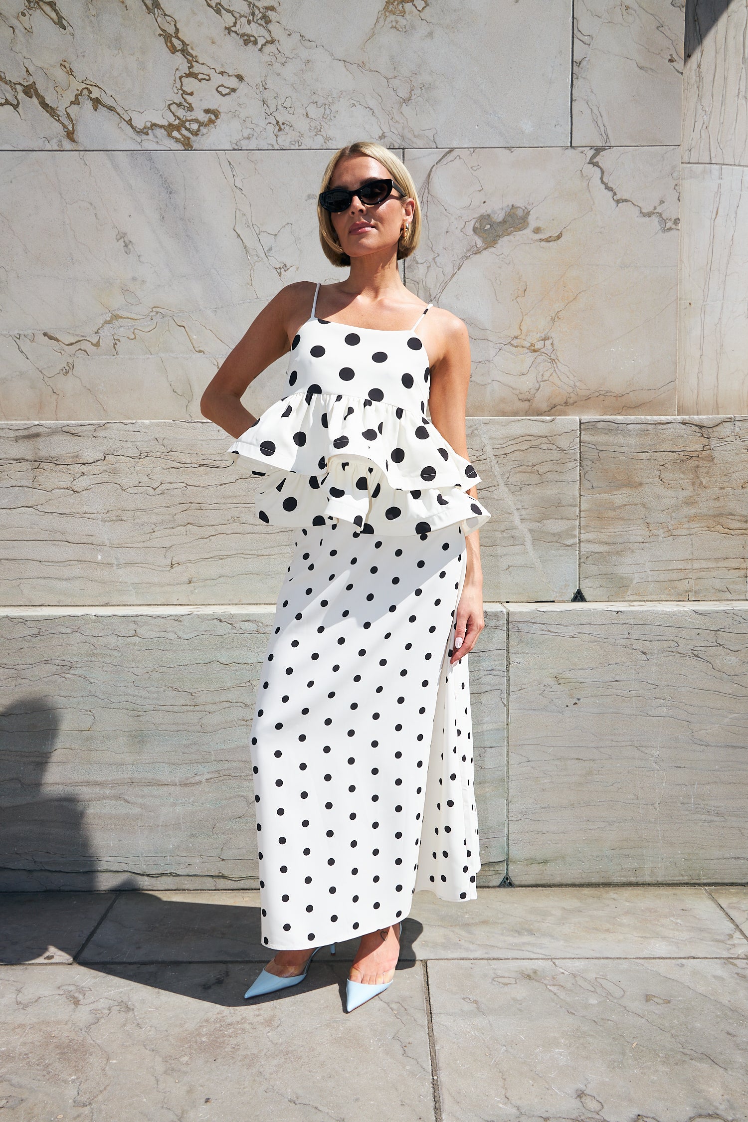 CRAS Josellecras Top Top 8141 White Polka Grande