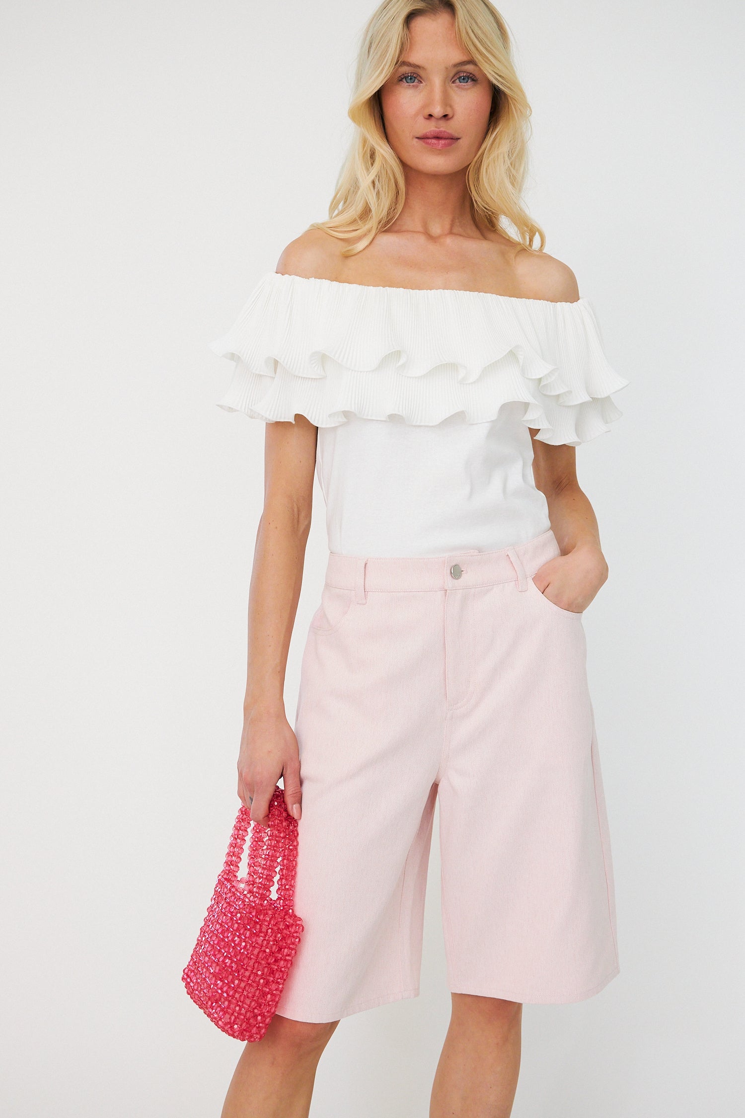 CRAS Kimmiecras Shorts Shorts 4052 Light Pink