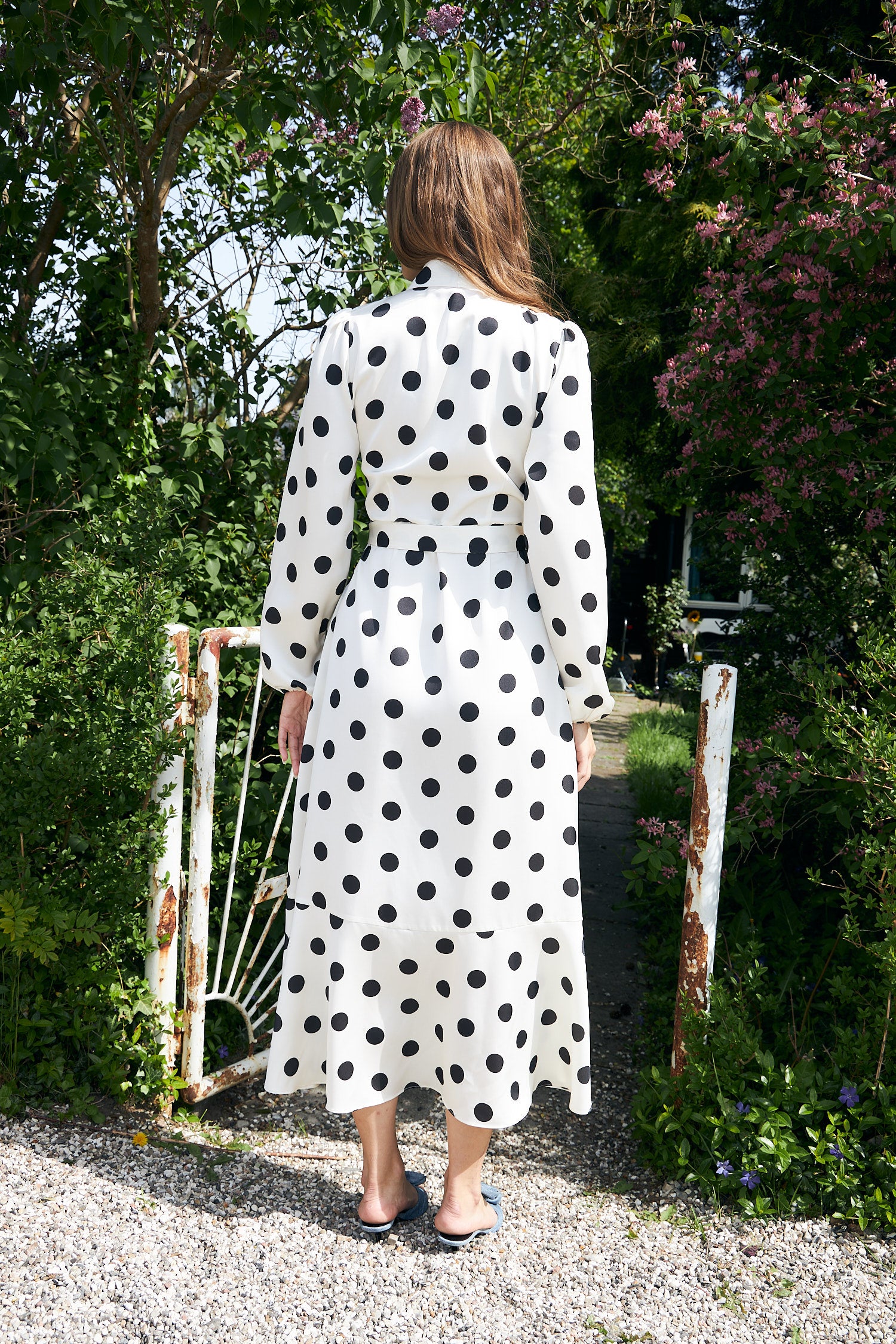 CRAS Lara Dress Dress 8139 Lily White Dot