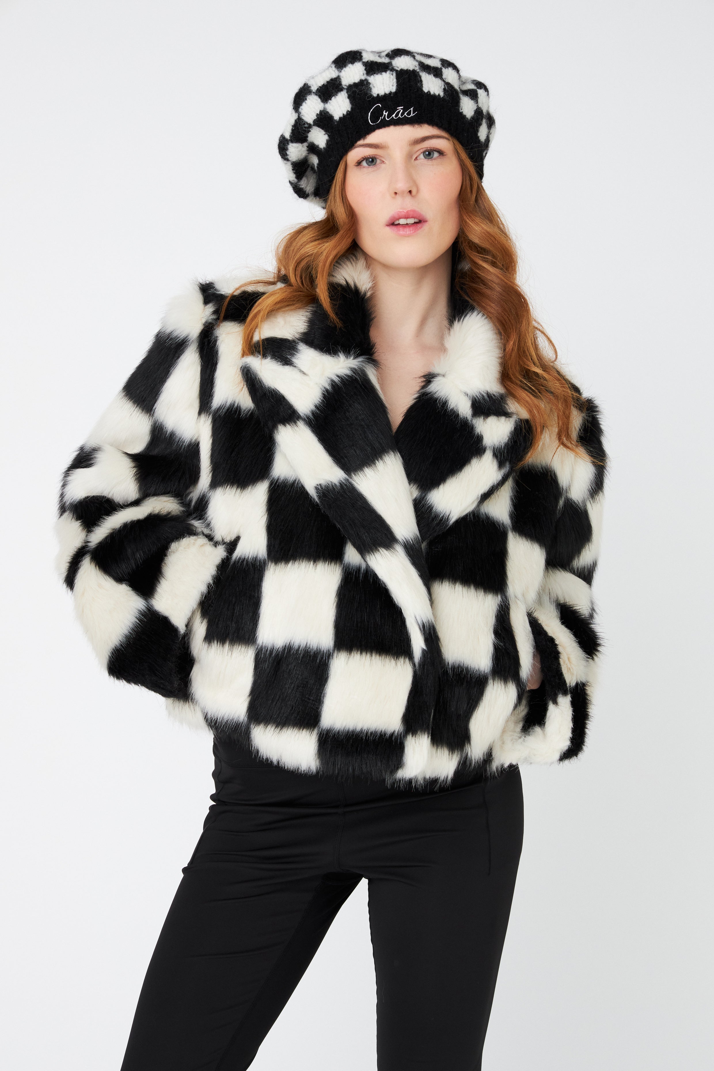 CRAS Liecras Jacket Jacket 8103 White Black Check