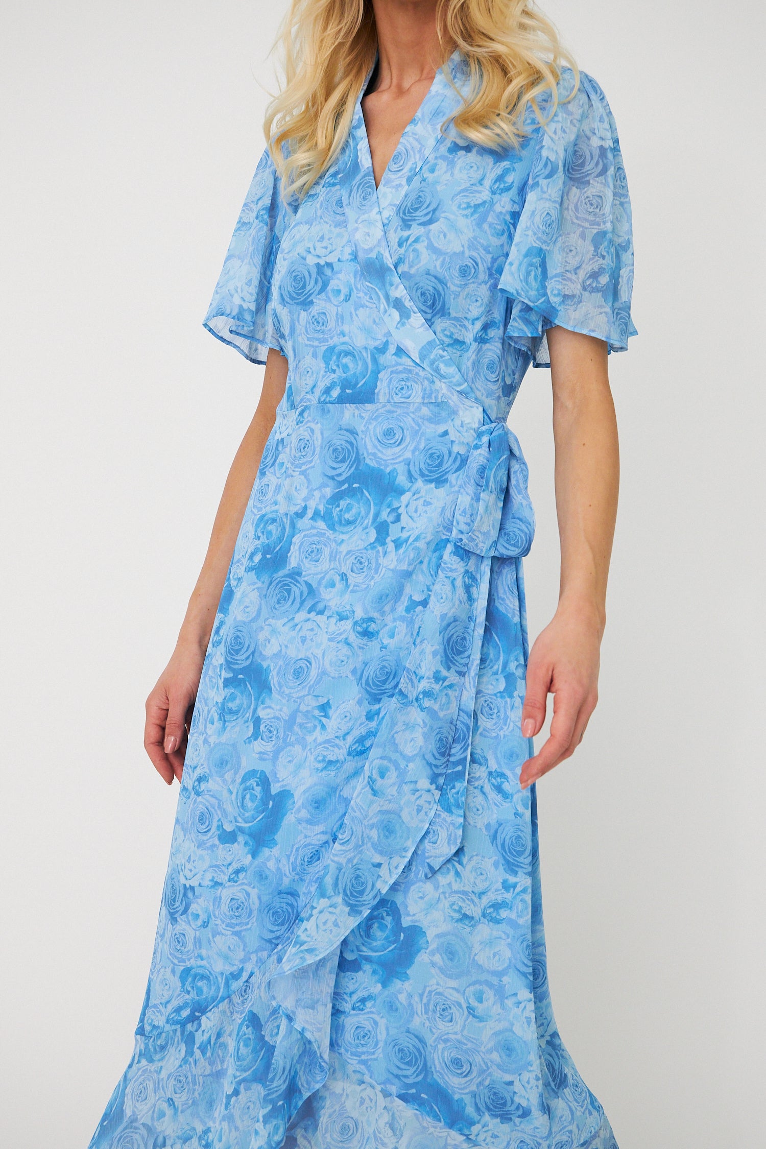 CRAS Lineacras Dress Dress 8157 Blue Rosengarden