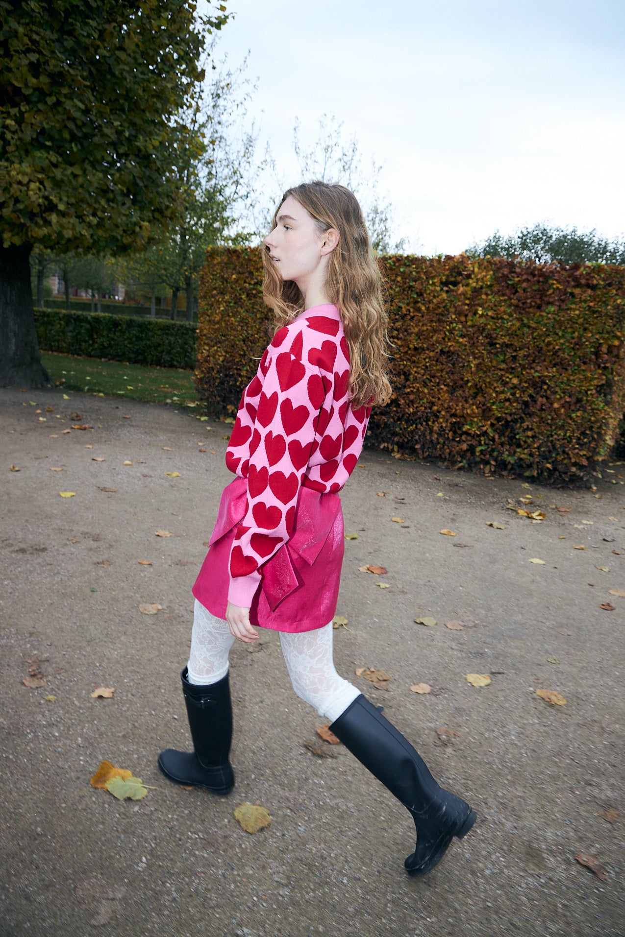 CRAS Lovemycras Pullover Knit 4016 Pink Hearts