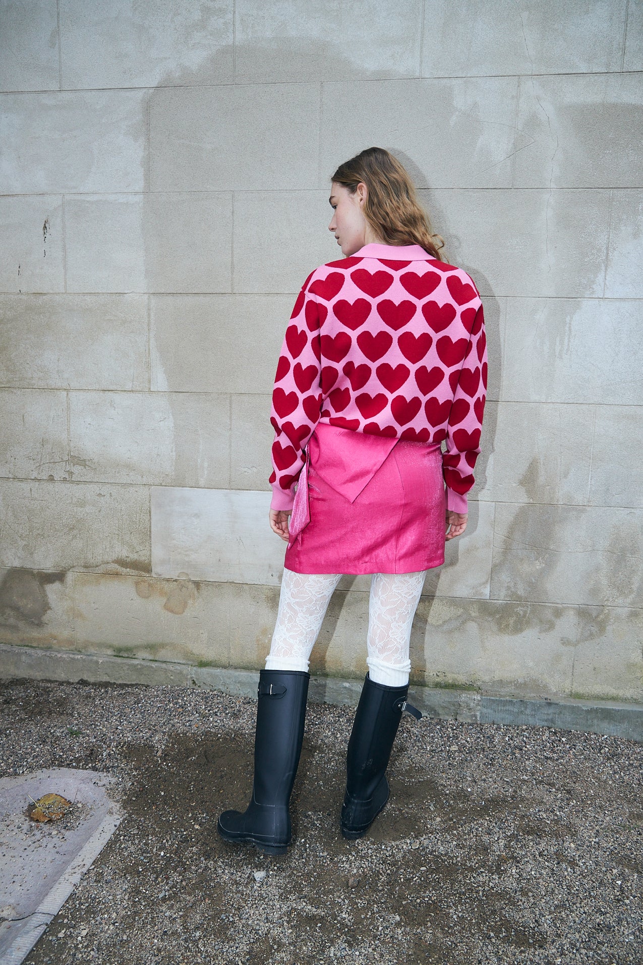 CRAS Lovemycras Pullover Knit 4016 Pink Hearts