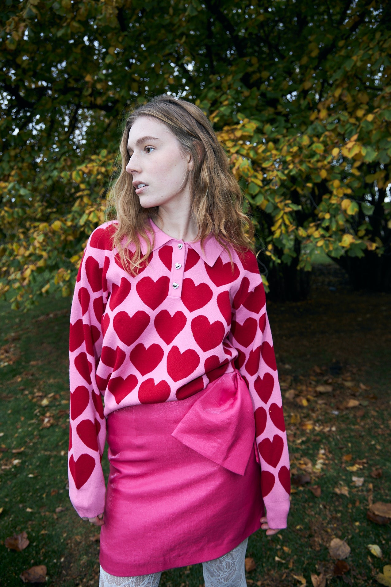 CRAS Lovemycras Pullover Knit 4016 Pink Hearts