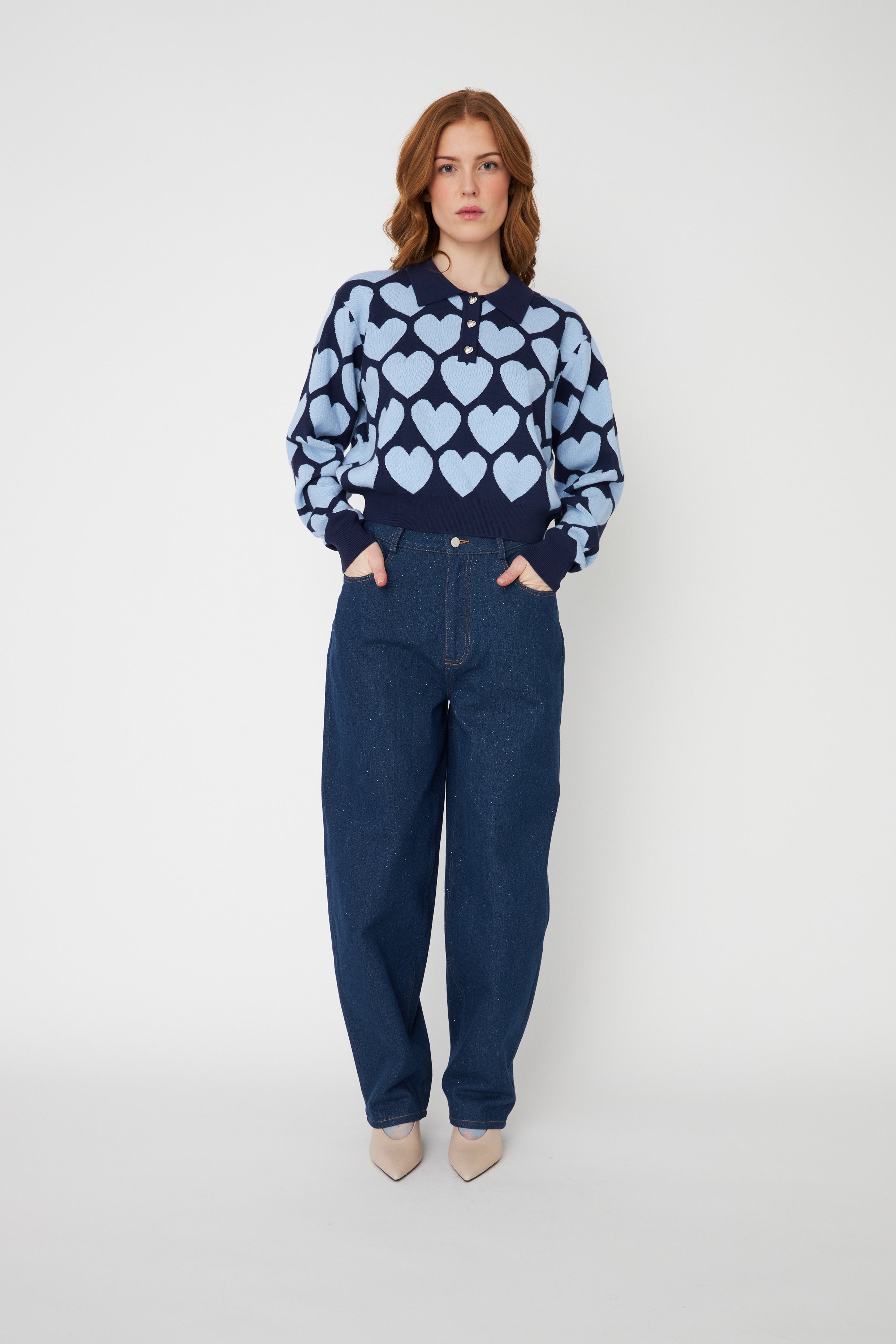 CRAS Lovemycras Pullover Knit 7018 Blue
