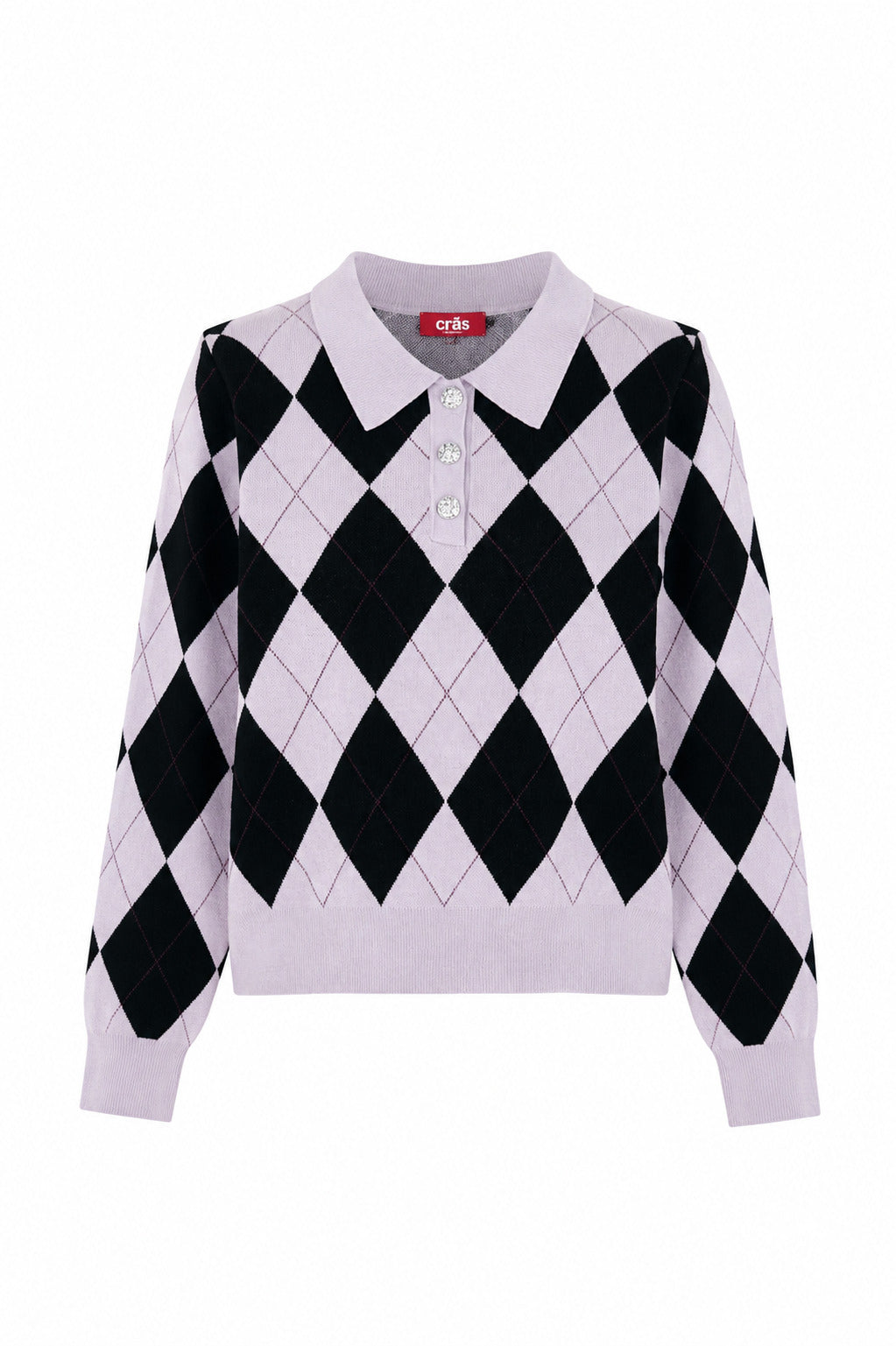 CRAS Lovemycras Pullover Pullover 9992 Black Argyle
