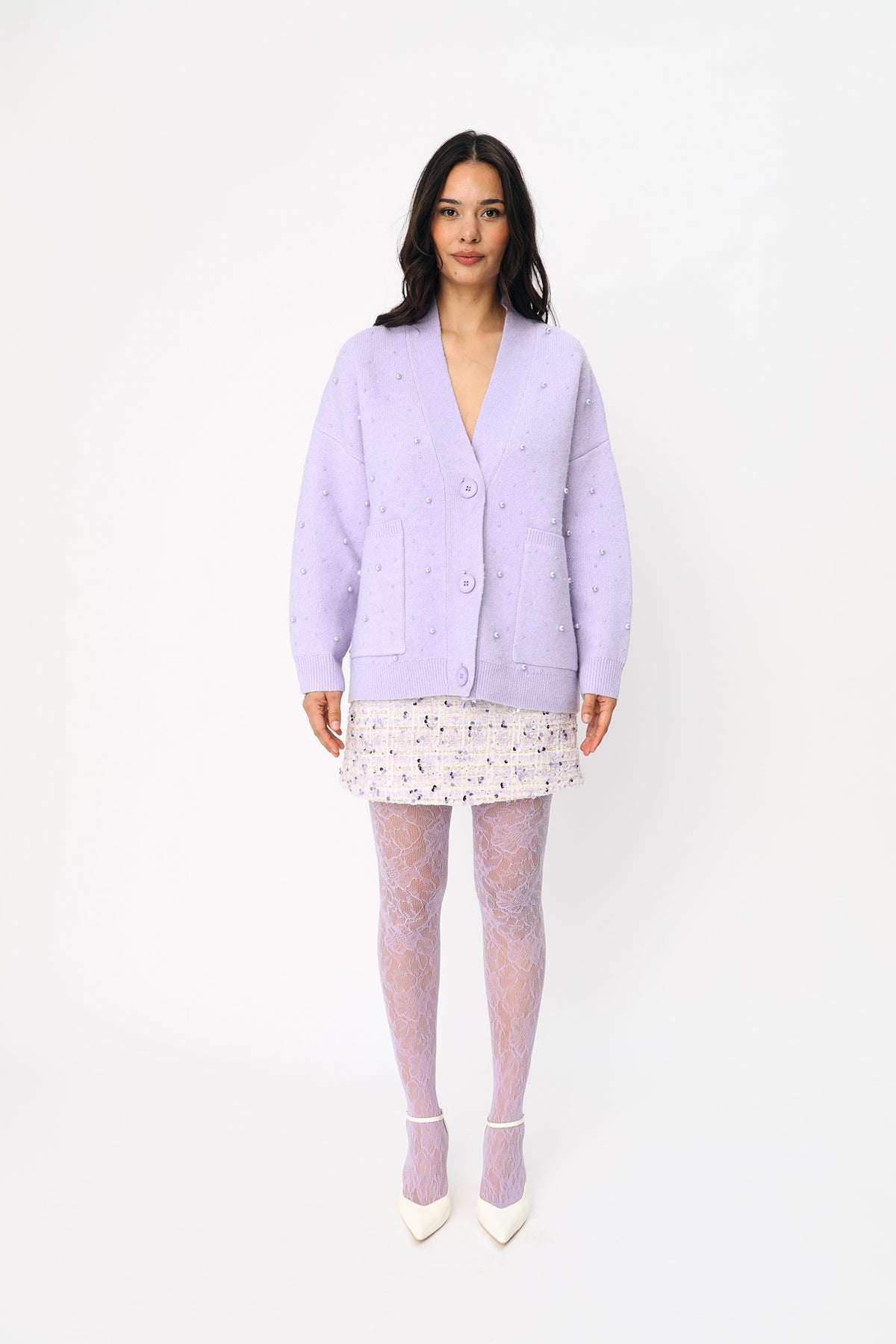 CRAS Lunecras Cardigan Cardigan 6000 Lavender