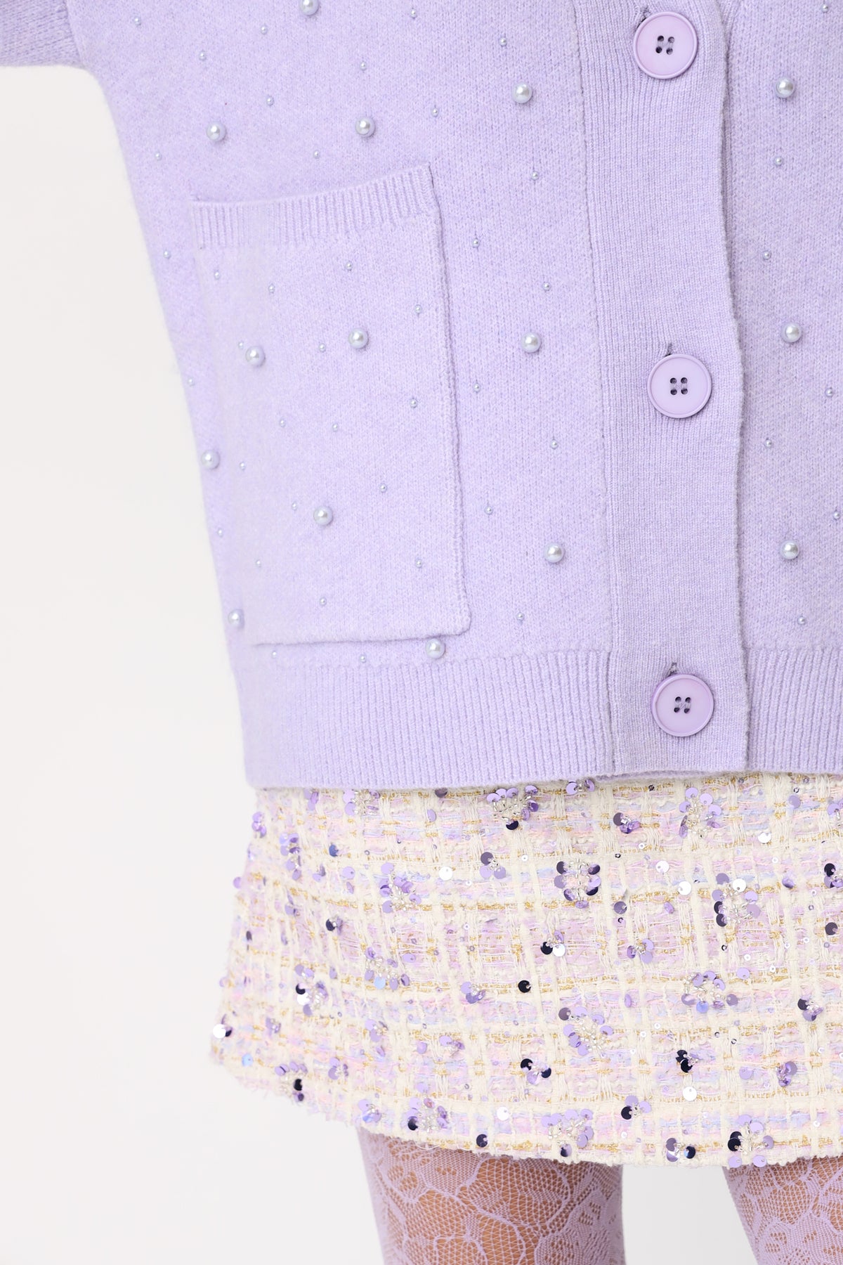 CRAS Lunecras Cardigan Cardigan 6000 Lavender