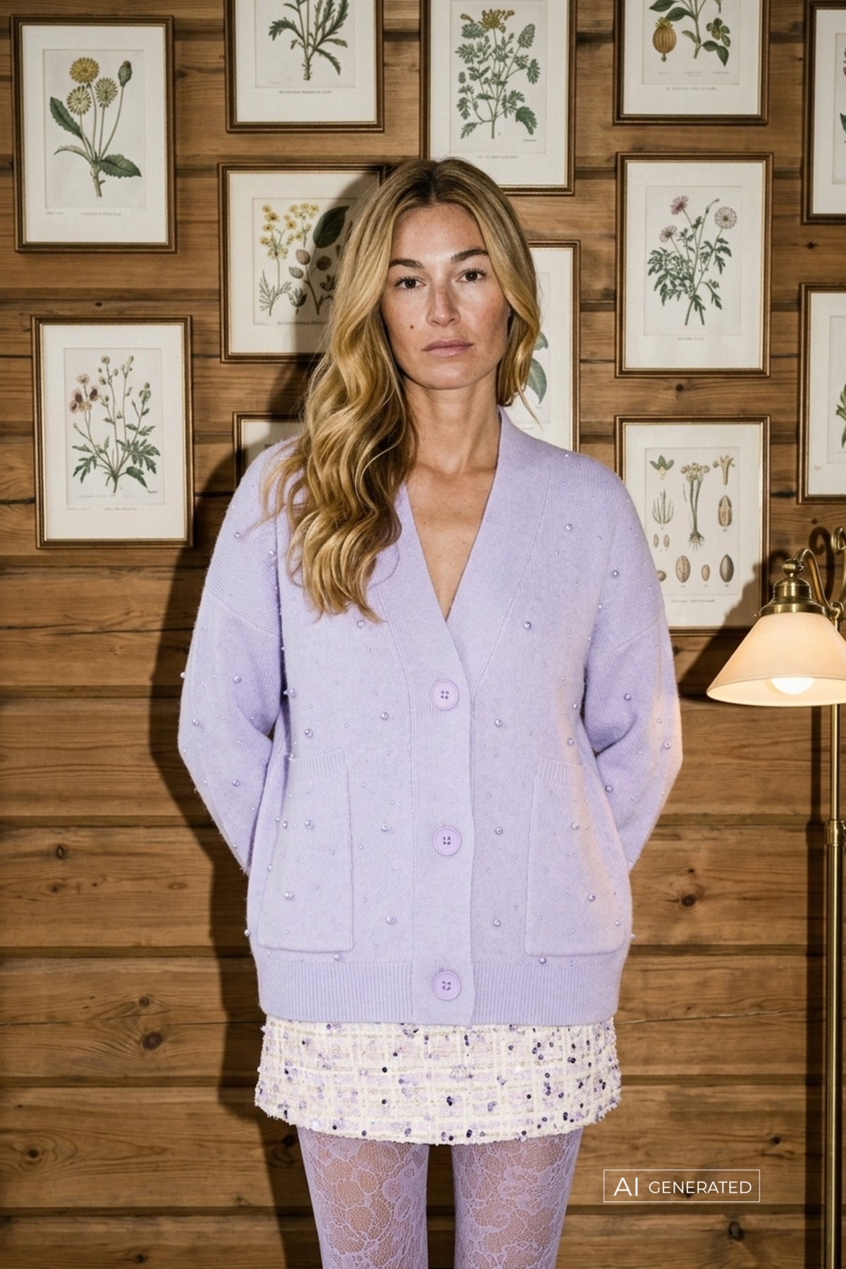 CRAS Lunecras Cardigan Cardigan 6000 Lavender