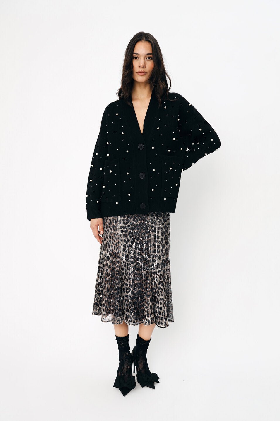 CRAS Lunecras Cardigan Cardigan 9999 Black