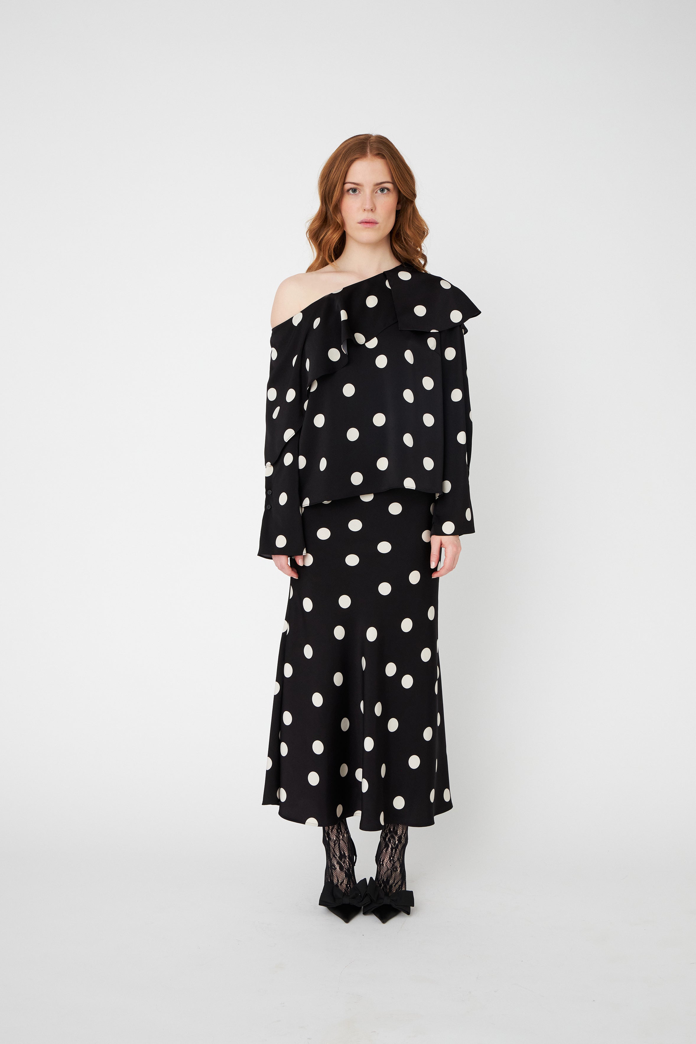 CRAS Maidencras Skirt Skirt 8123 Black White Dot