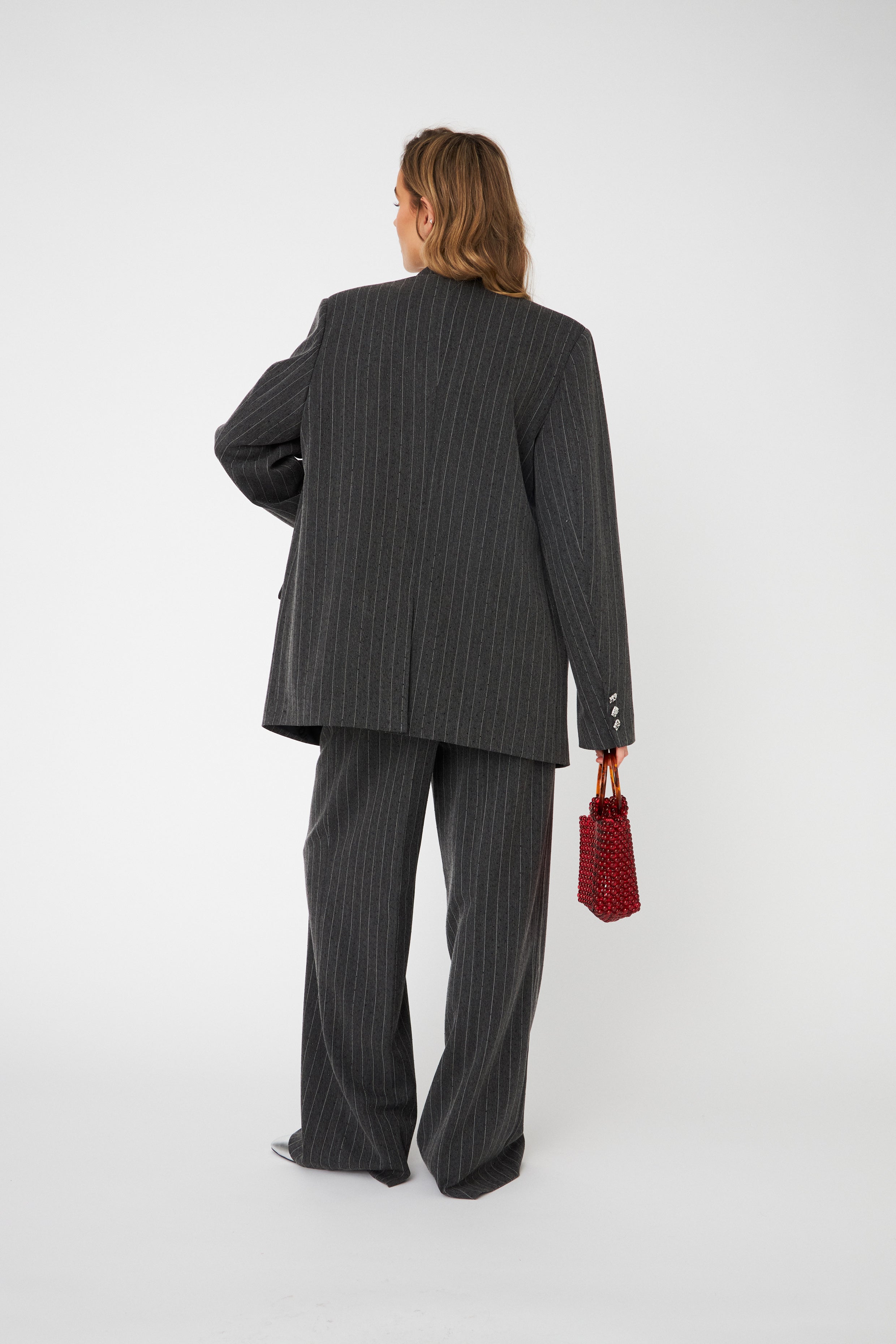 CRAS Mancycras Pants Pants 9005 Rhinestone Grey