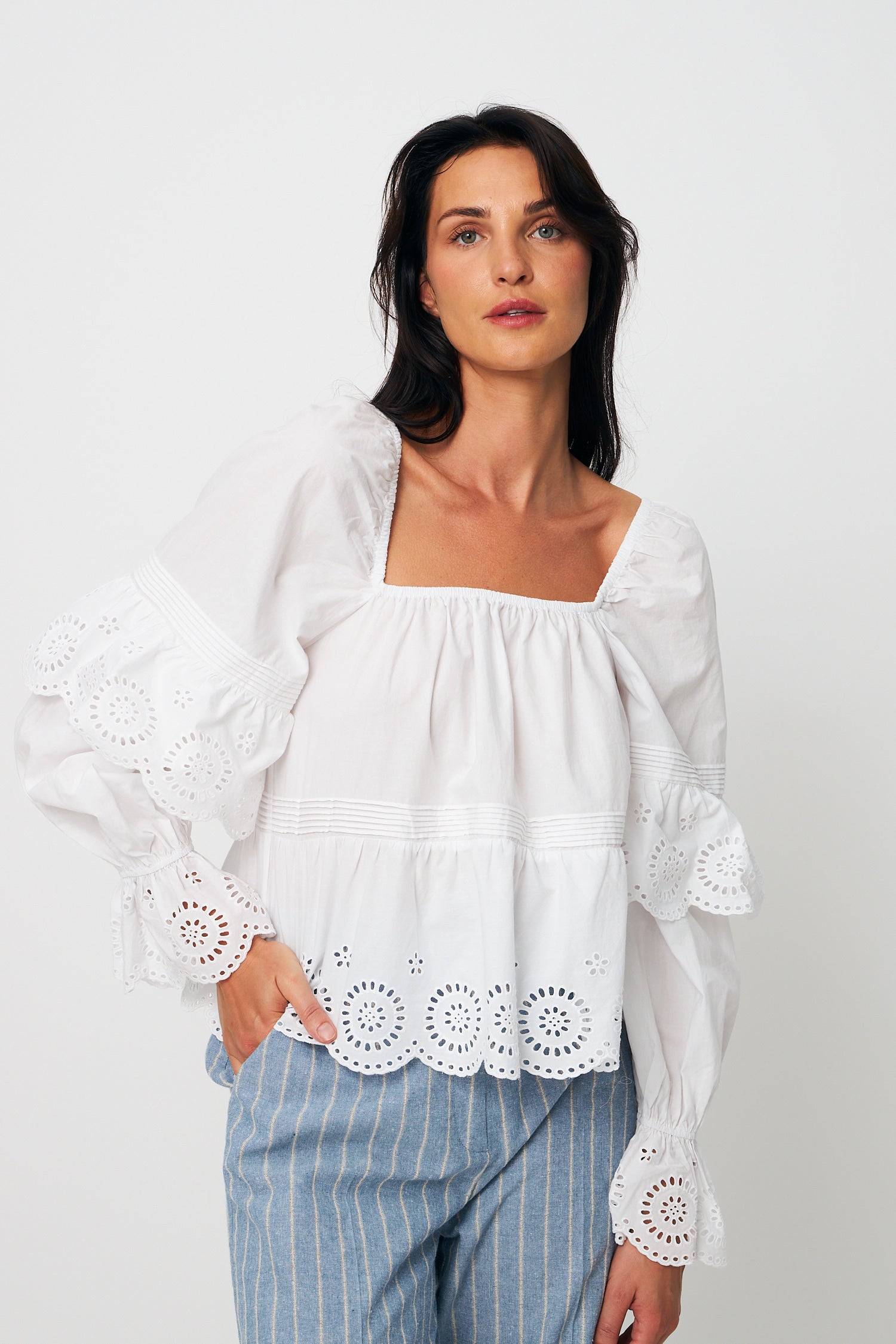 CRAS Nellacras Blouse Blouse 1000 White