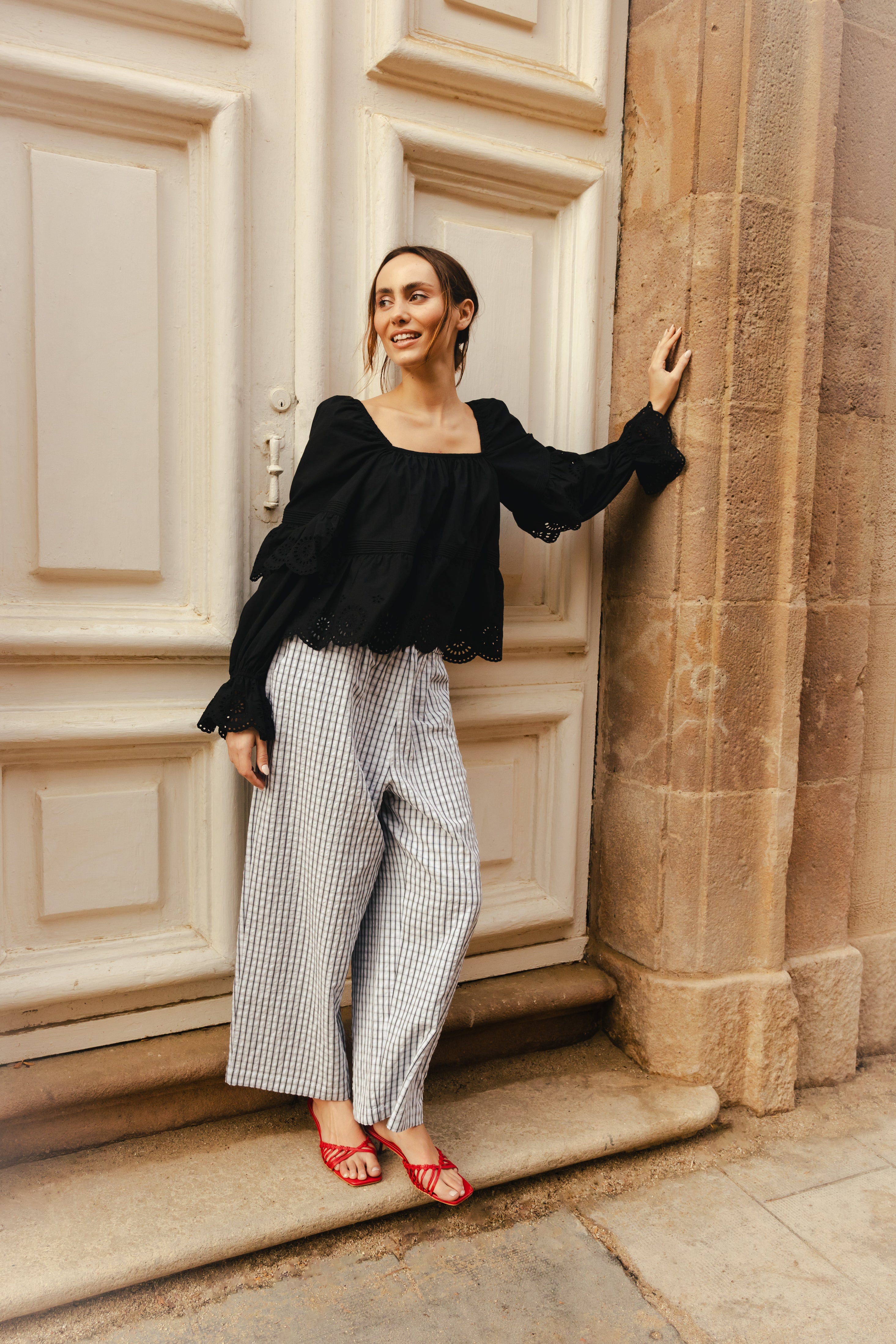 CRAS Nellacras Blouse Blouse 9999 Black