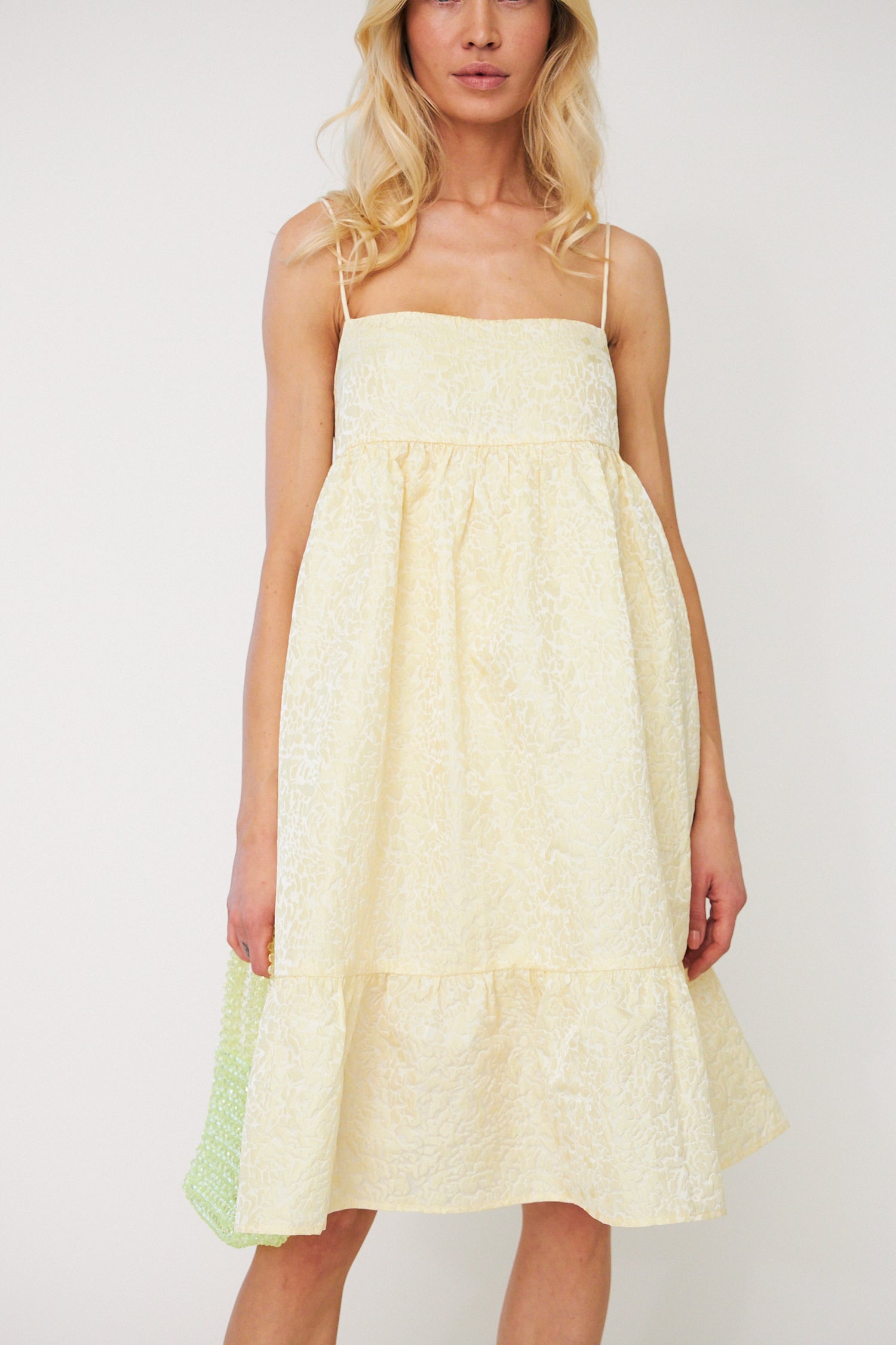 CRAS Rebildacras Dress Dress 8163 Pale Banana