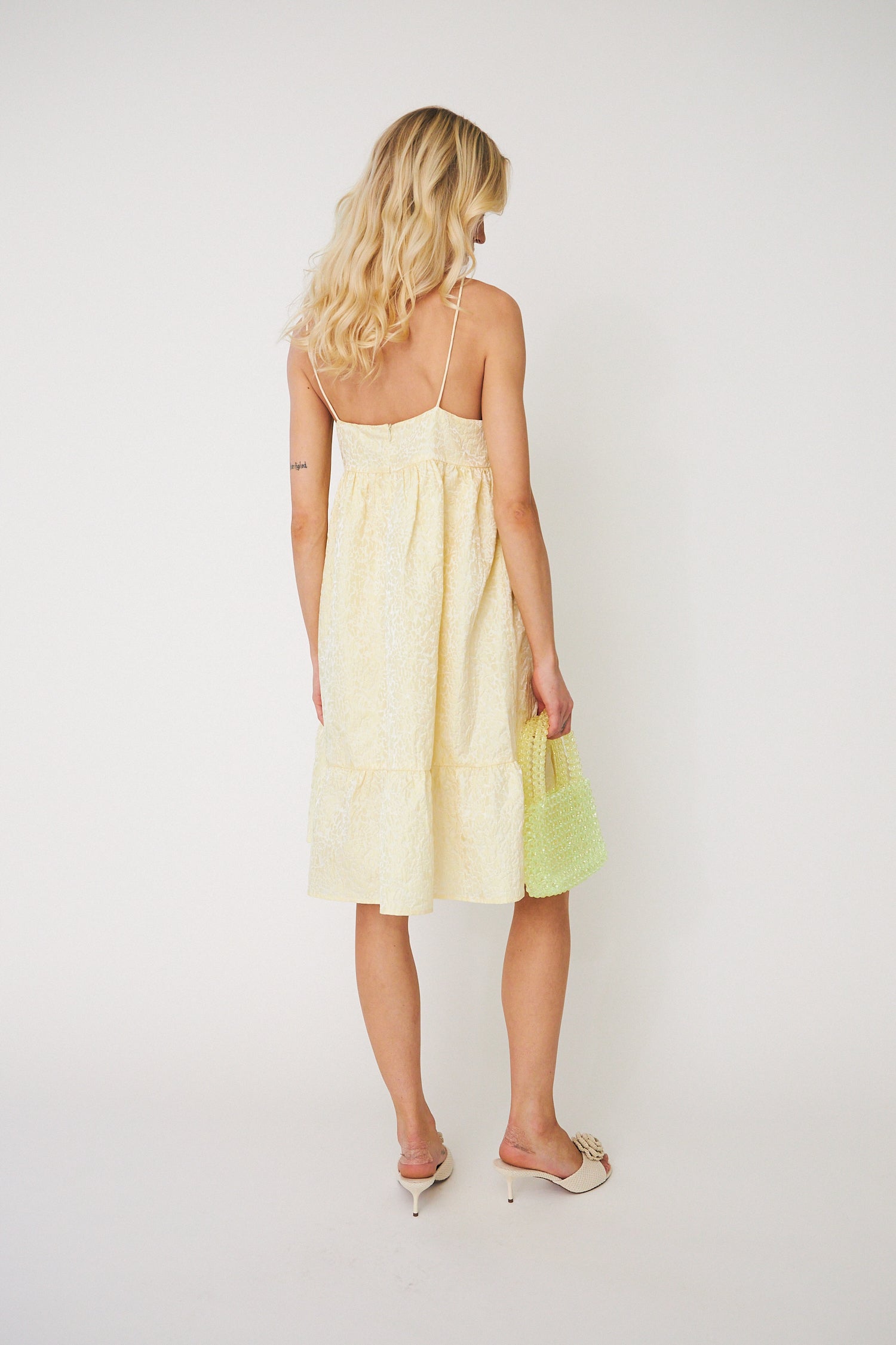 CRAS Rebildacras Dress Dress 8163 Pale Banana