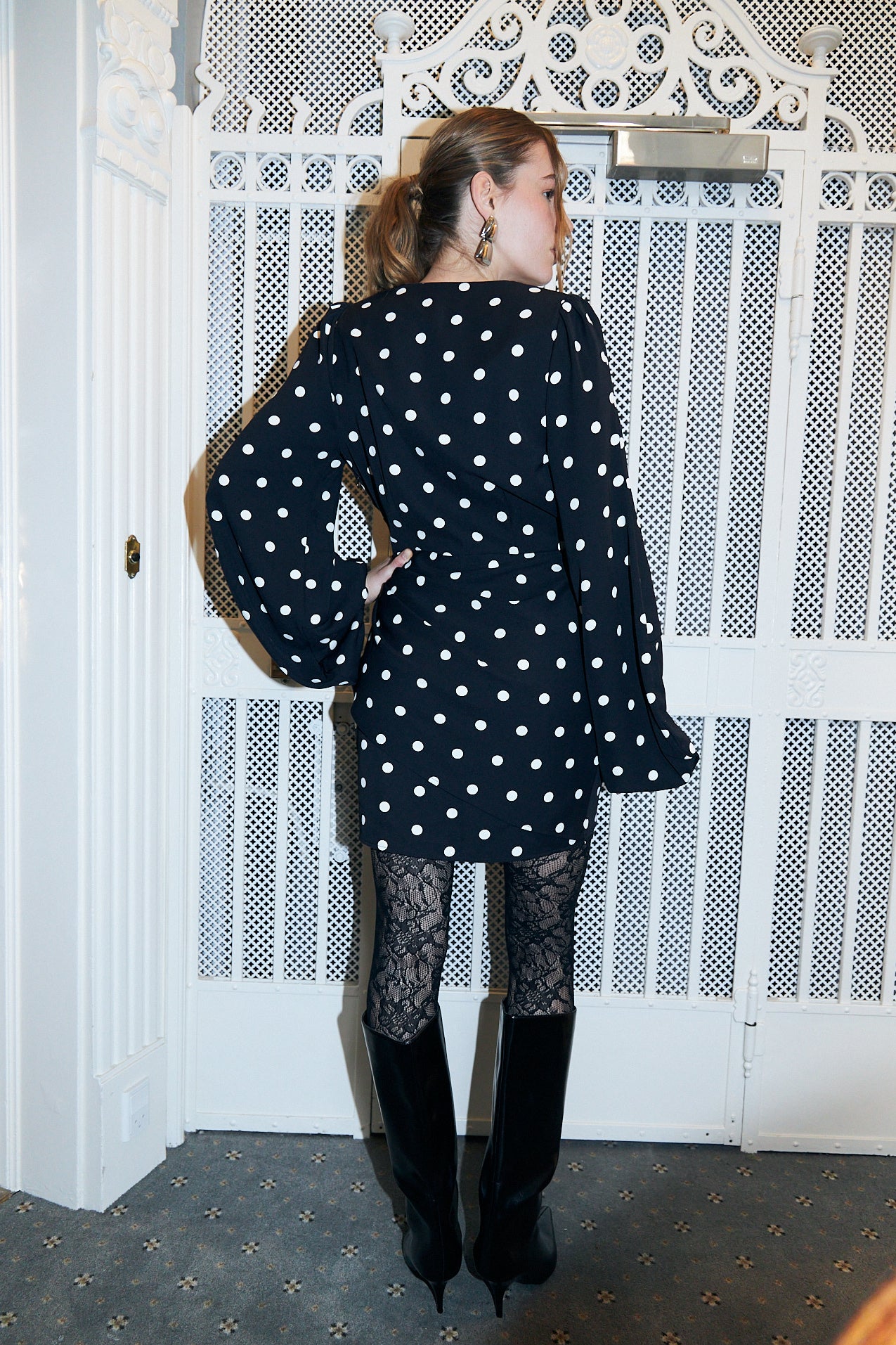 CRAS Rosellecras Dress Dress 8144 Black Polka