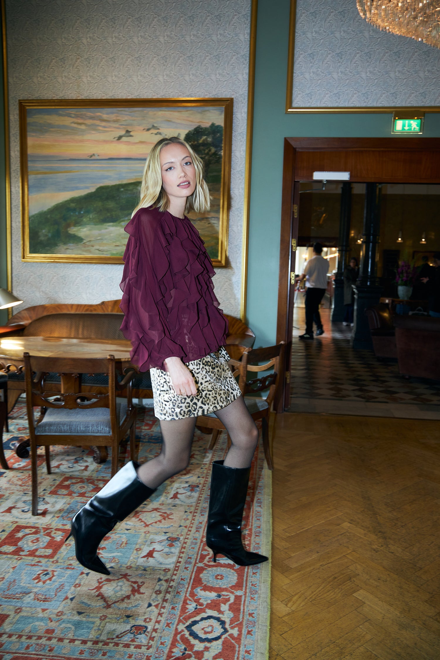 CRAS Ryacras Blouse Blouse 4030 Bordeaux