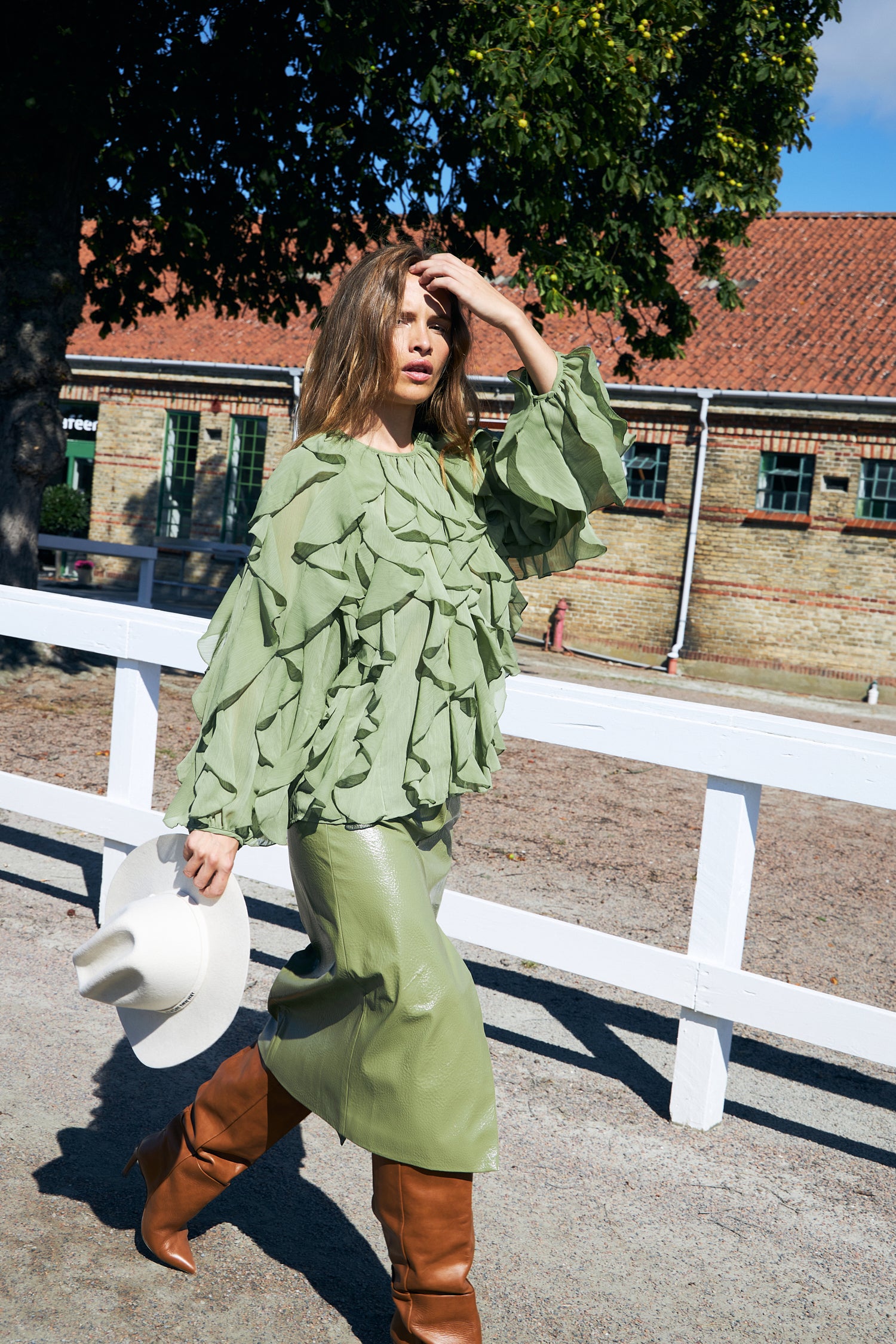 CRAS Ryacras Blouse Blouse 5008 Sage