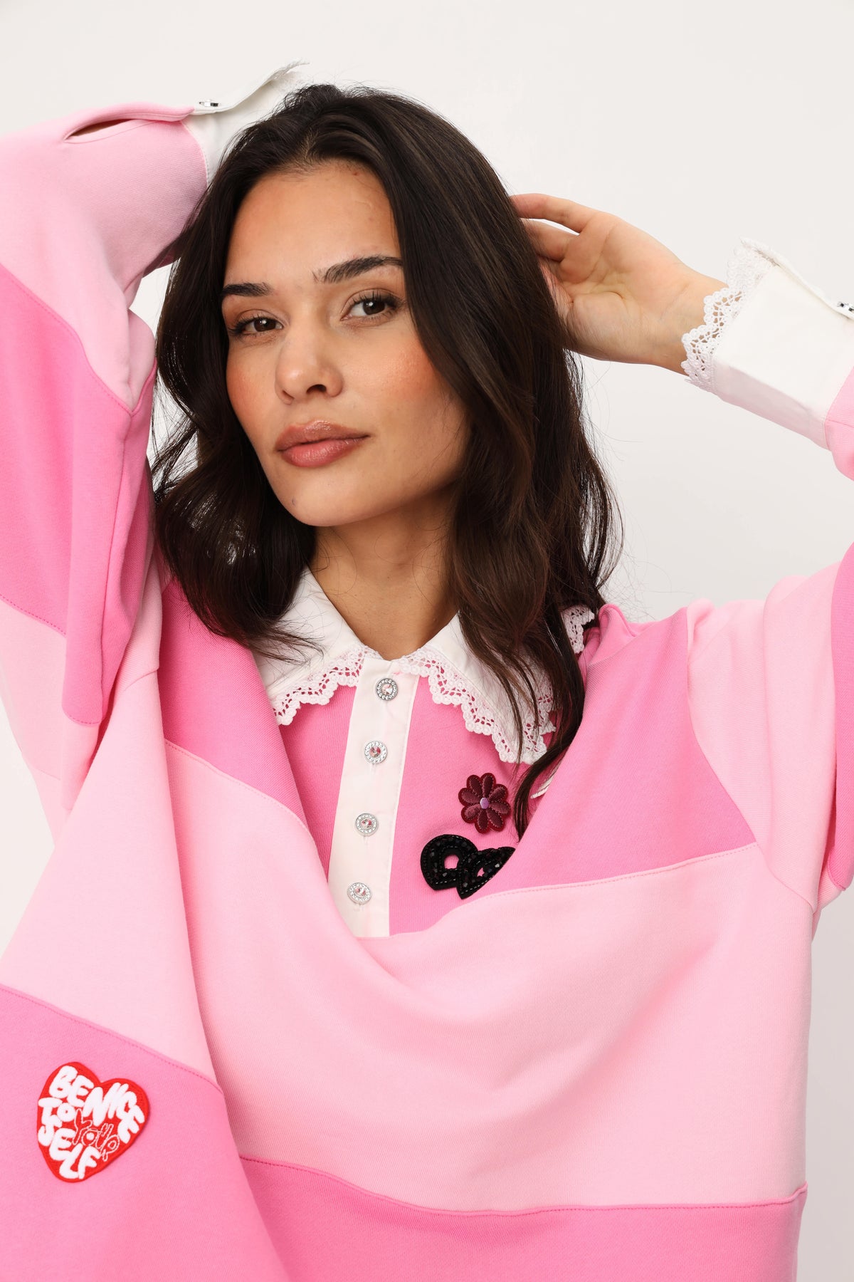 CRAS Sandiegocras Polo Polo 4006 Pink Stripe