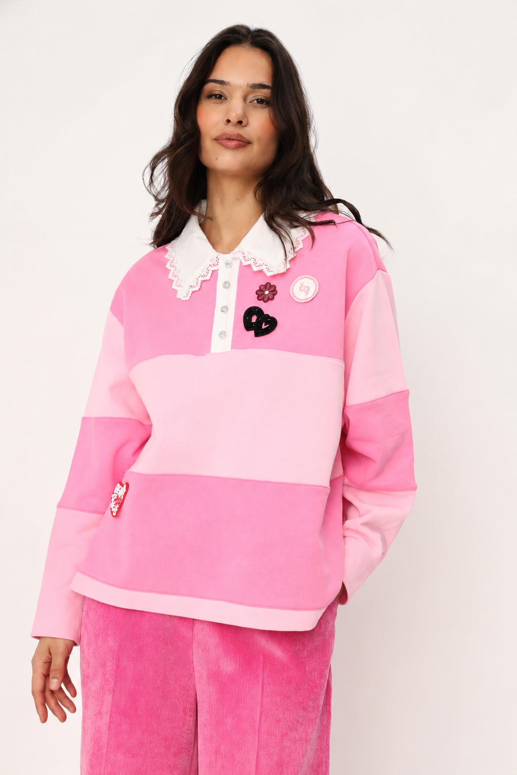 CRAS Sandiegocras Polo Polo 4006 Pink Stripe